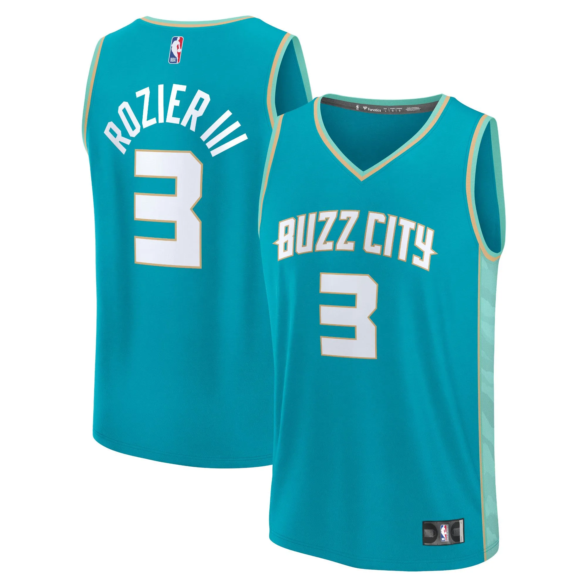 Terry Rozier Charlotte Hornets Fanatics Branded Fast Break Jersey - Teal - City Edition