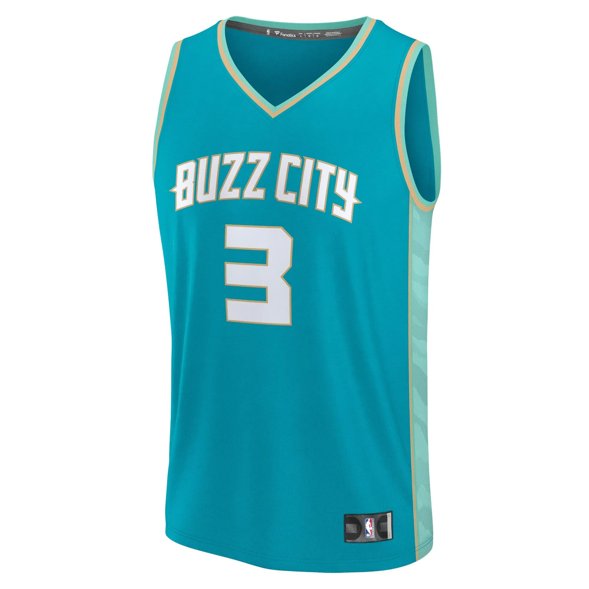 Terry Rozier Charlotte Hornets Fanatics Branded Fast Break Jersey - Teal - City Edition