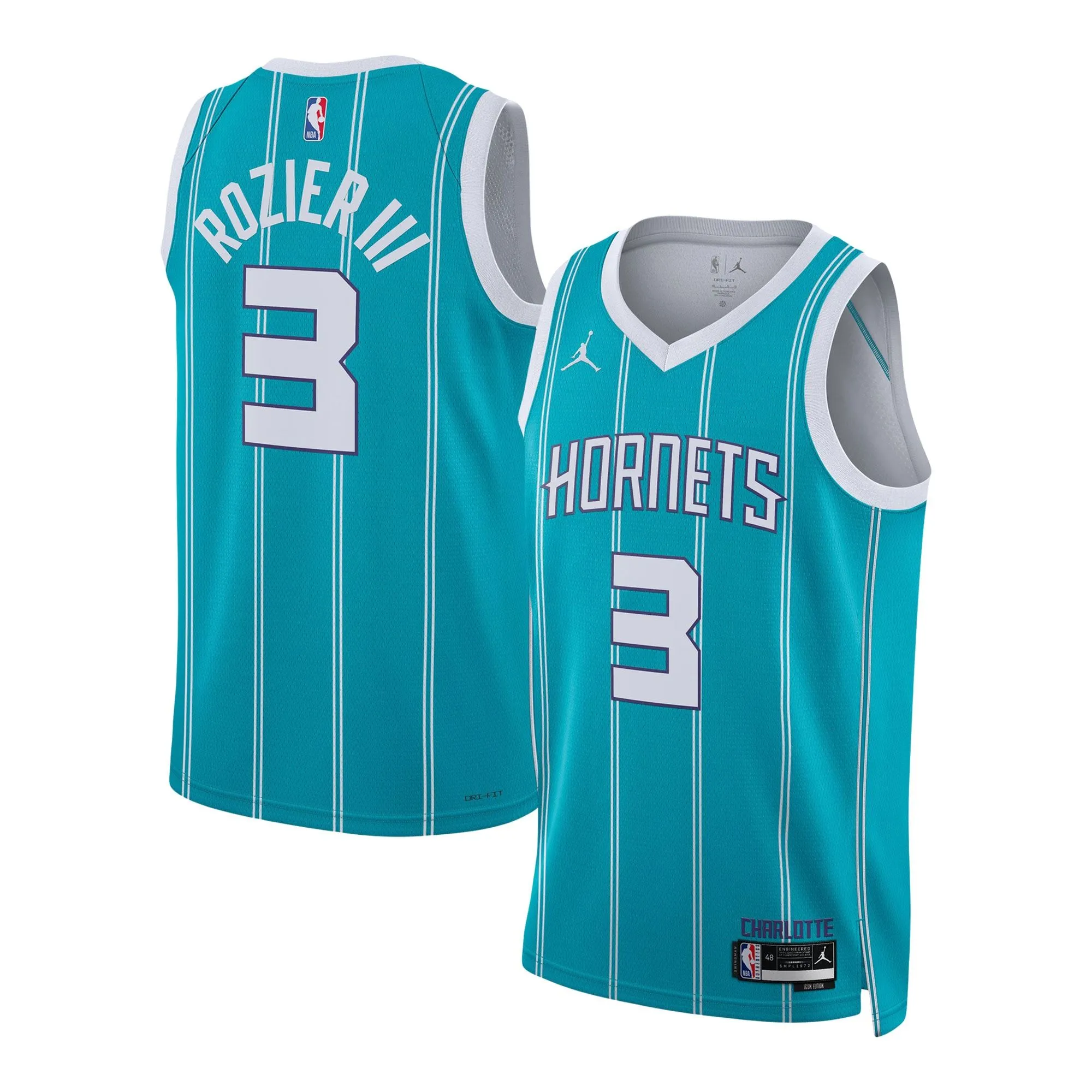 Terry Rozier Charlotte Hornets Jordan Brand Unisex Swingman Jersey - Icon Edition - Teal