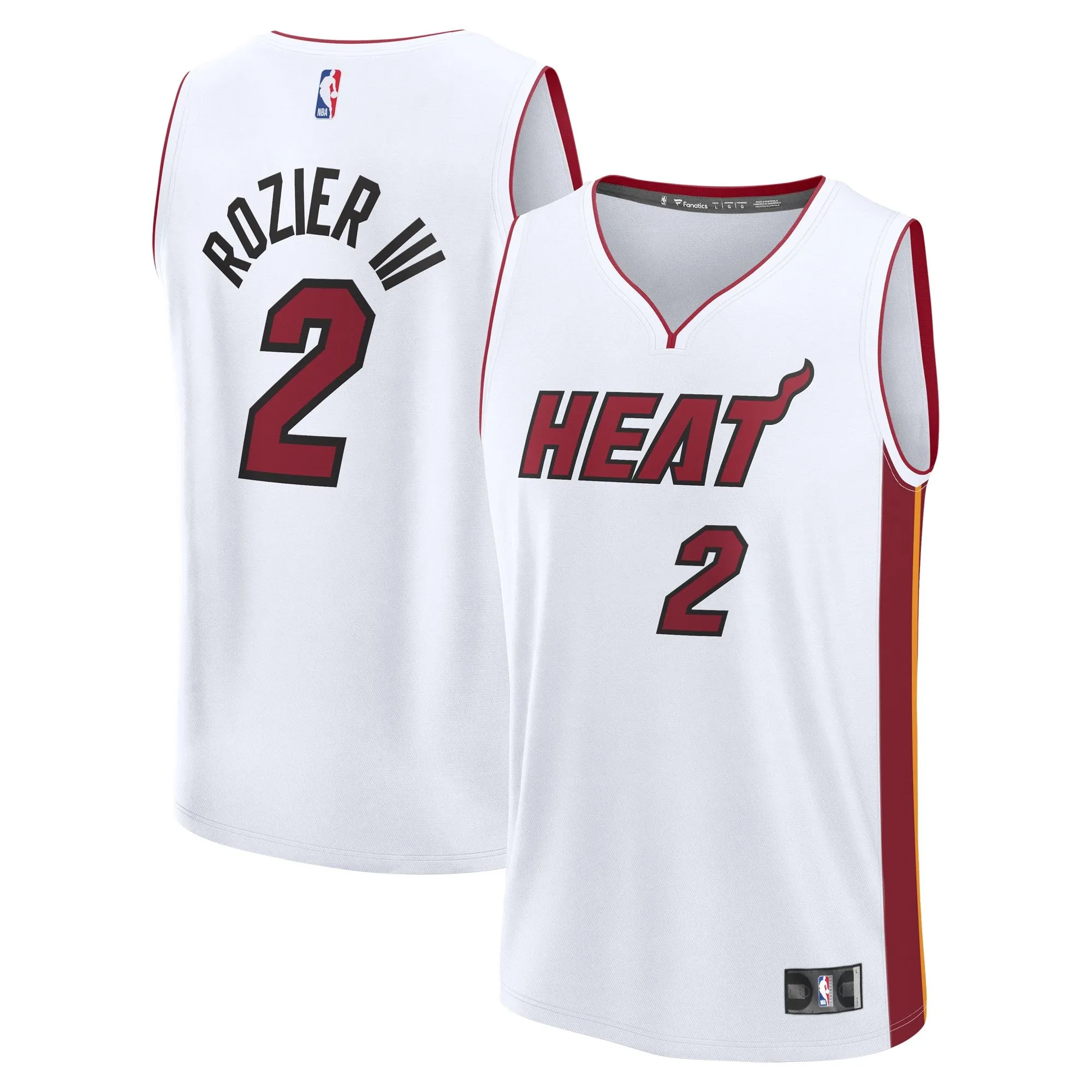 Terry Rozier Miami Heat Fanatics Branded Fast Break Player Jersey - Association Edition - White