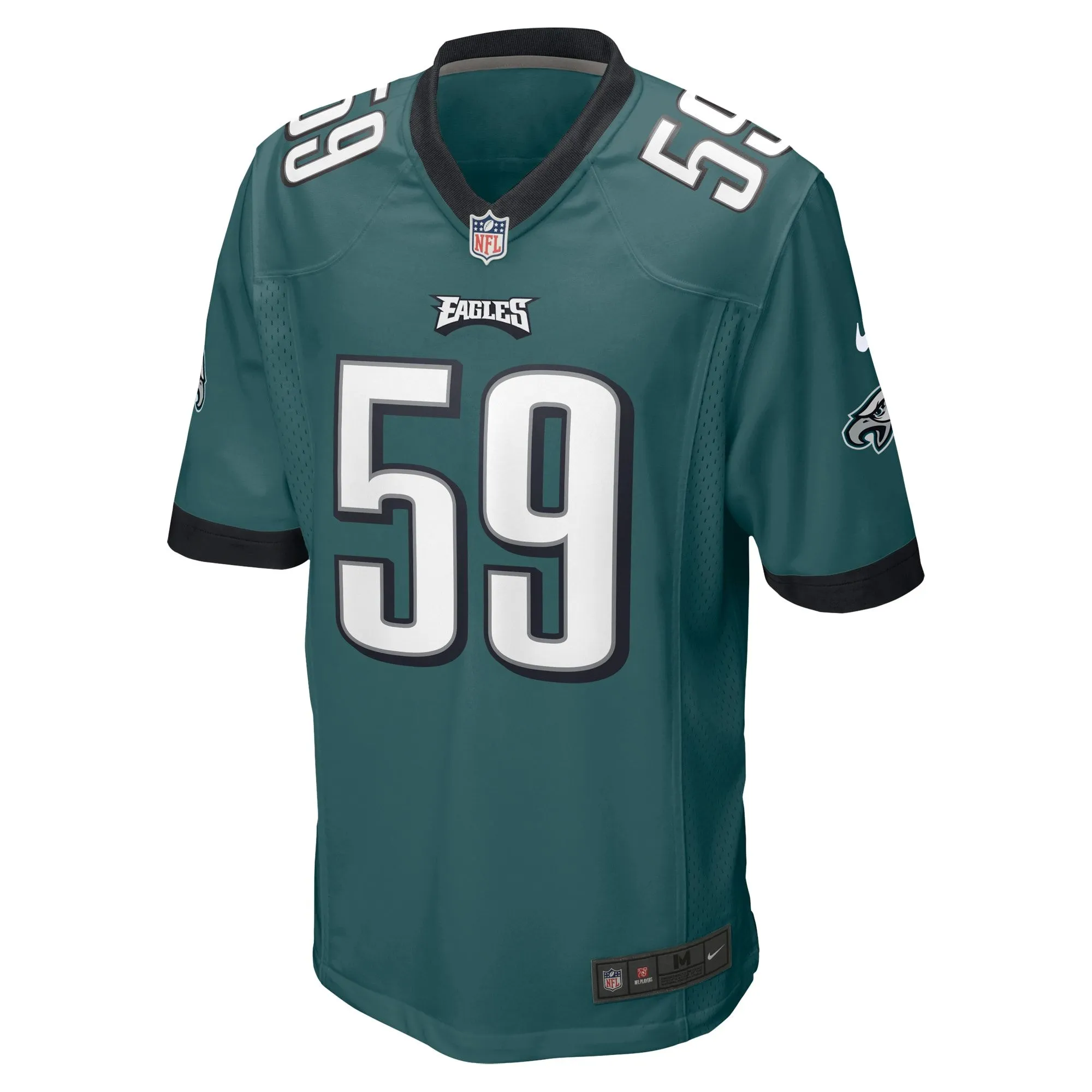 Thomas Booker IV Philadelphia Eagles   Game Jersey - Midnight Green