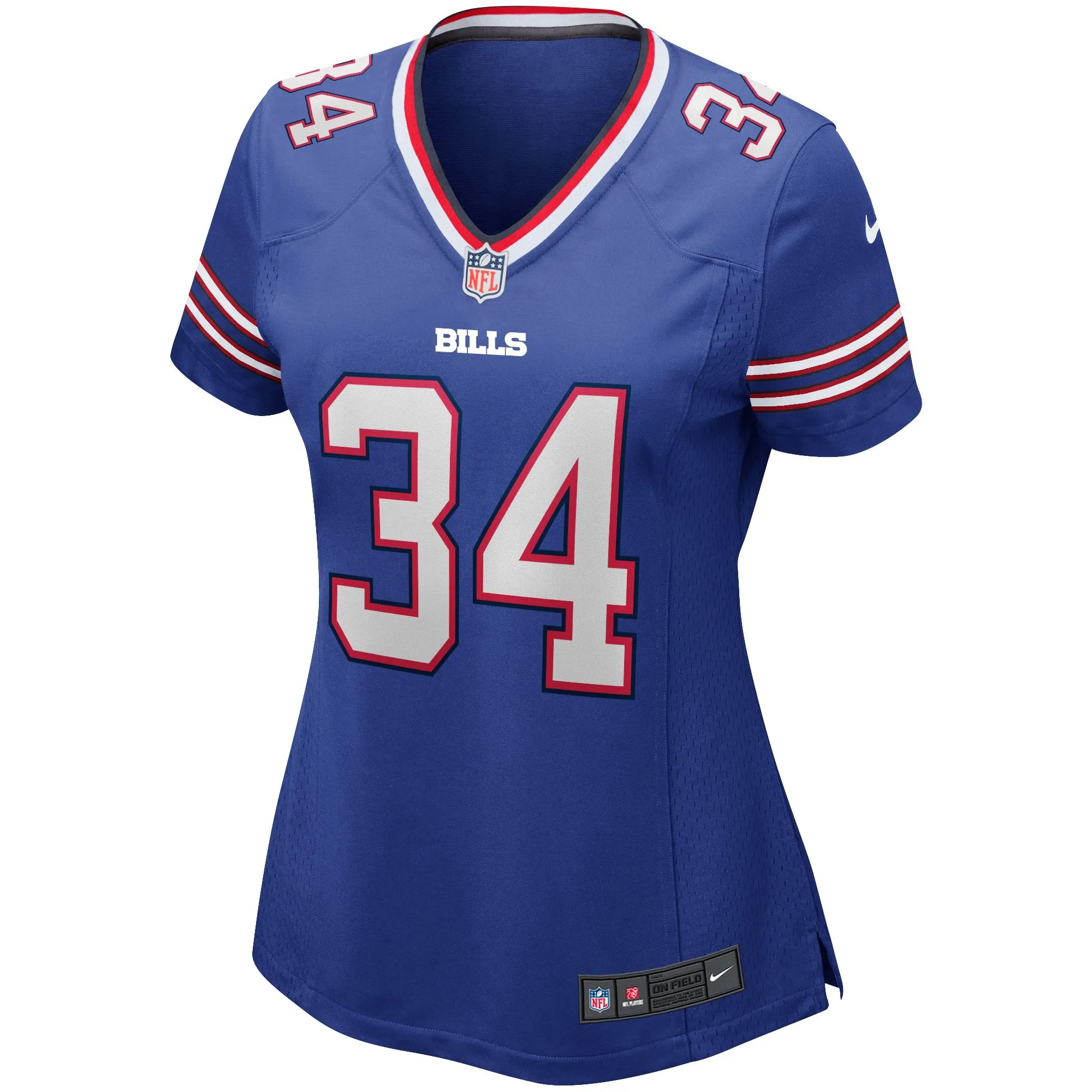 Thurman Thomas Buffalo Bills  Women's Game Retired Player Jersey - Royal