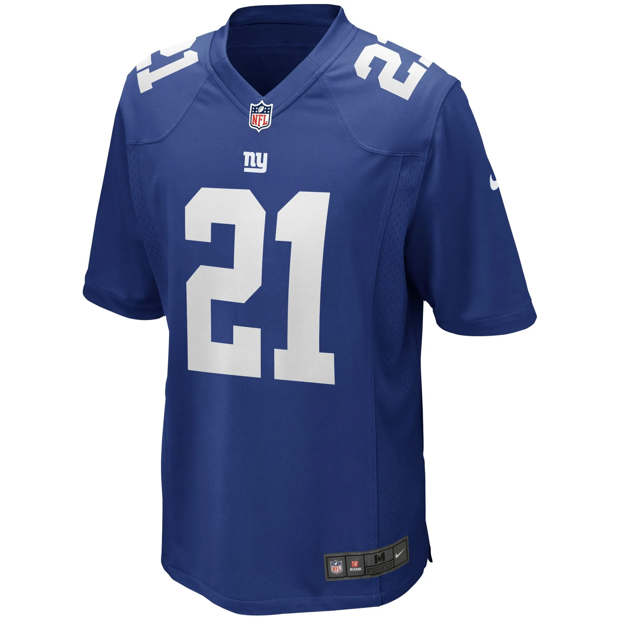 Tiki Barber New York Giants  Game Retired Player Jersey - Royal