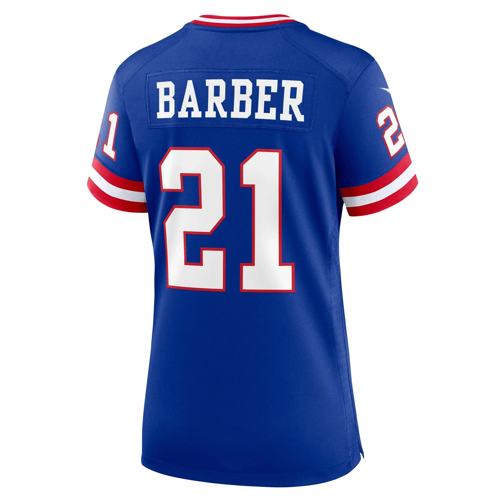 Tiki Barber New York Giants  Women's Classic Retired Player Game Jersey - Royal