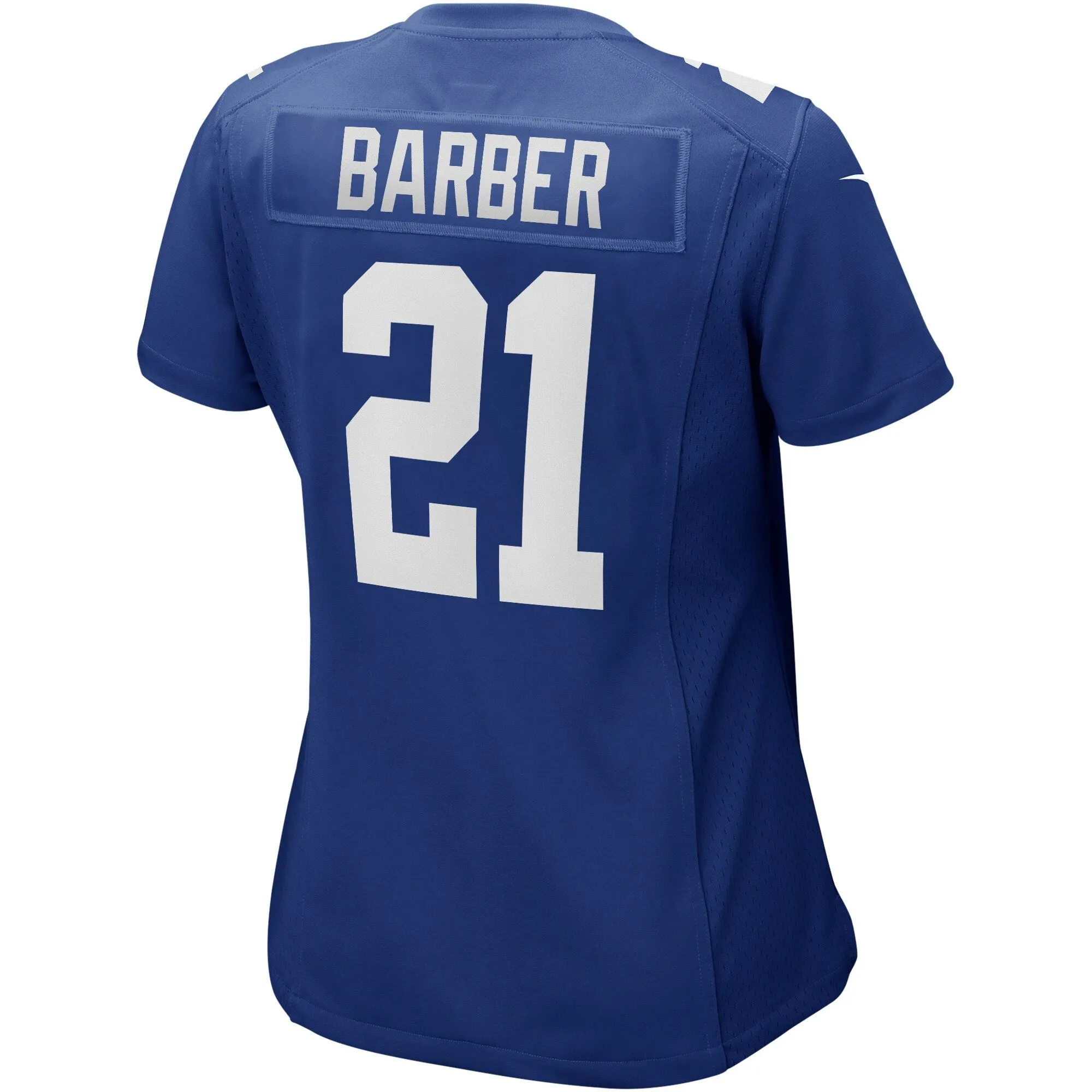 Tiki Barber New York Giants  Women's Game Retired Player Jersey - Royal