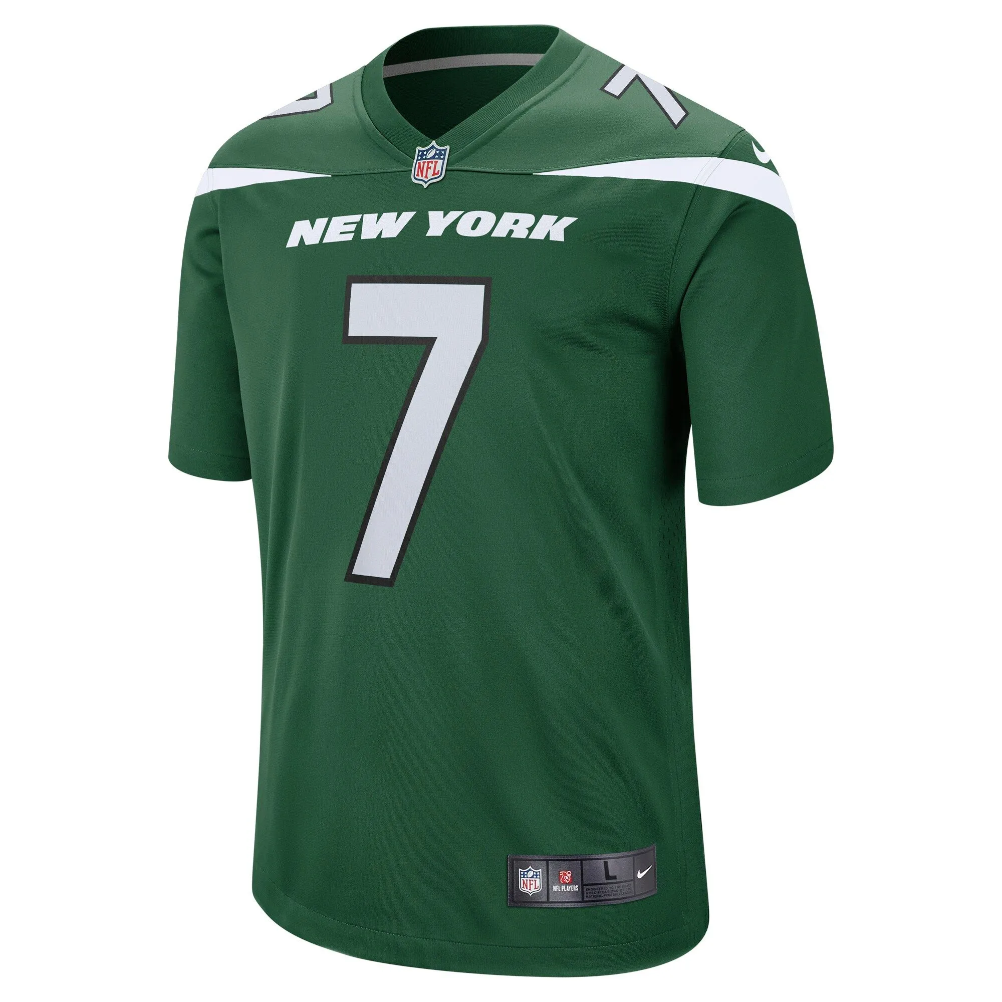 Tim Boyle New York Jets  Game Jersey - Gotham Green