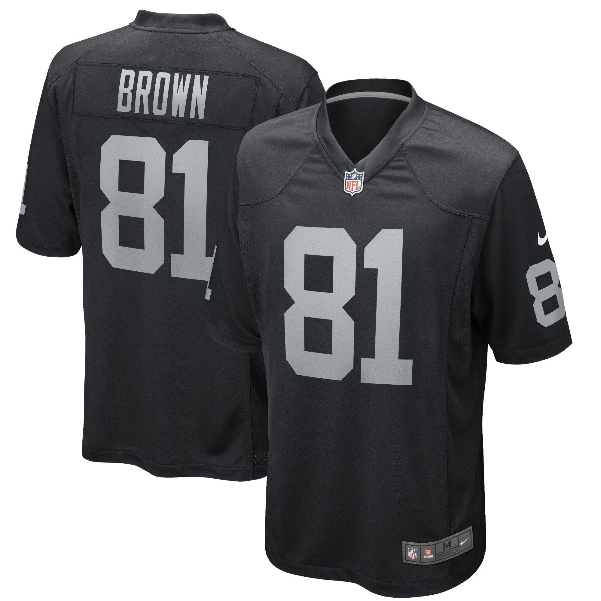 Tim Brown Las Vegas Raiders  Game Retired Player Jersey - Black