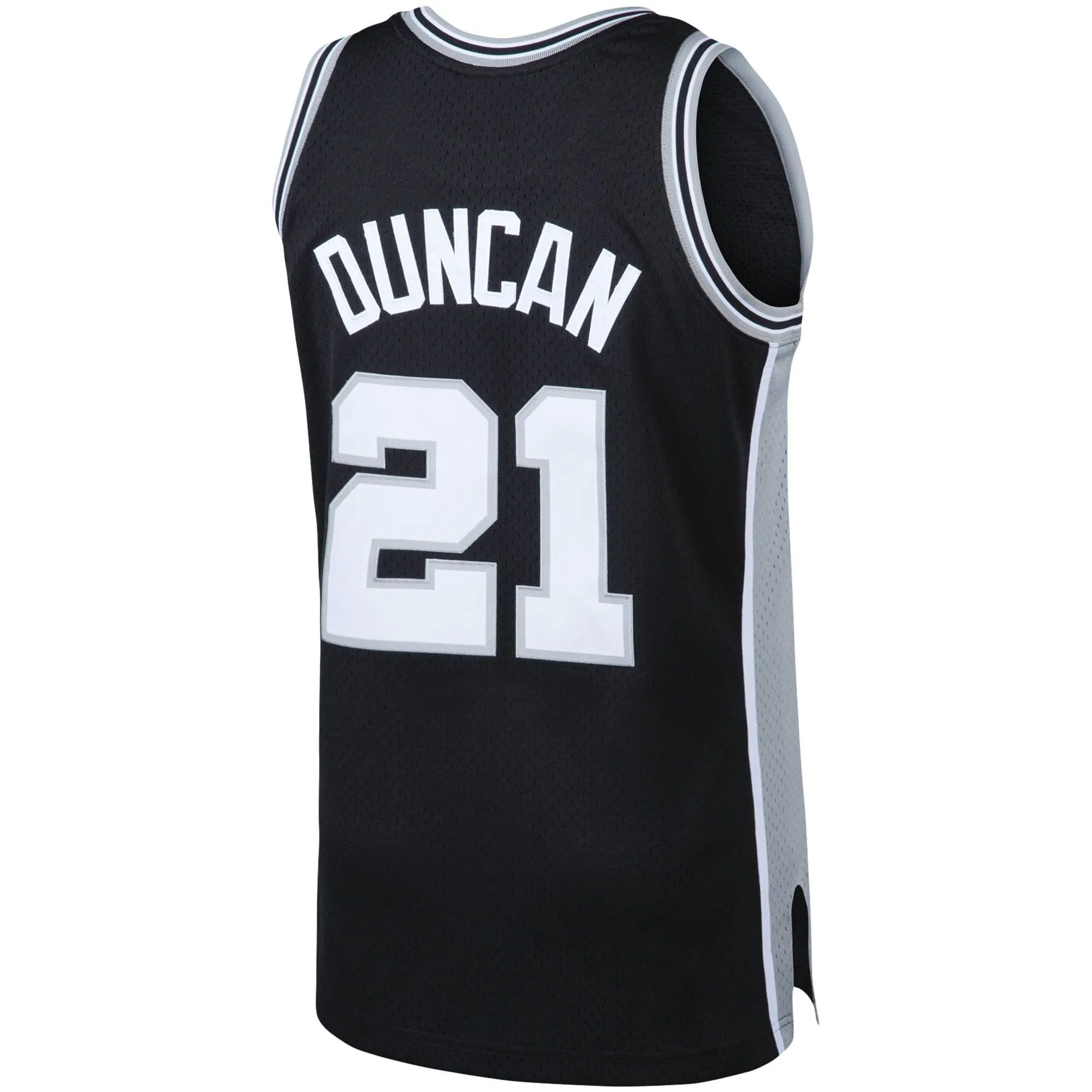 Tim Duncan San Antonio Spurs Mitchell & Ness 1998/99 Big & Tall Hardwood Classics Swingman Jersey - Black