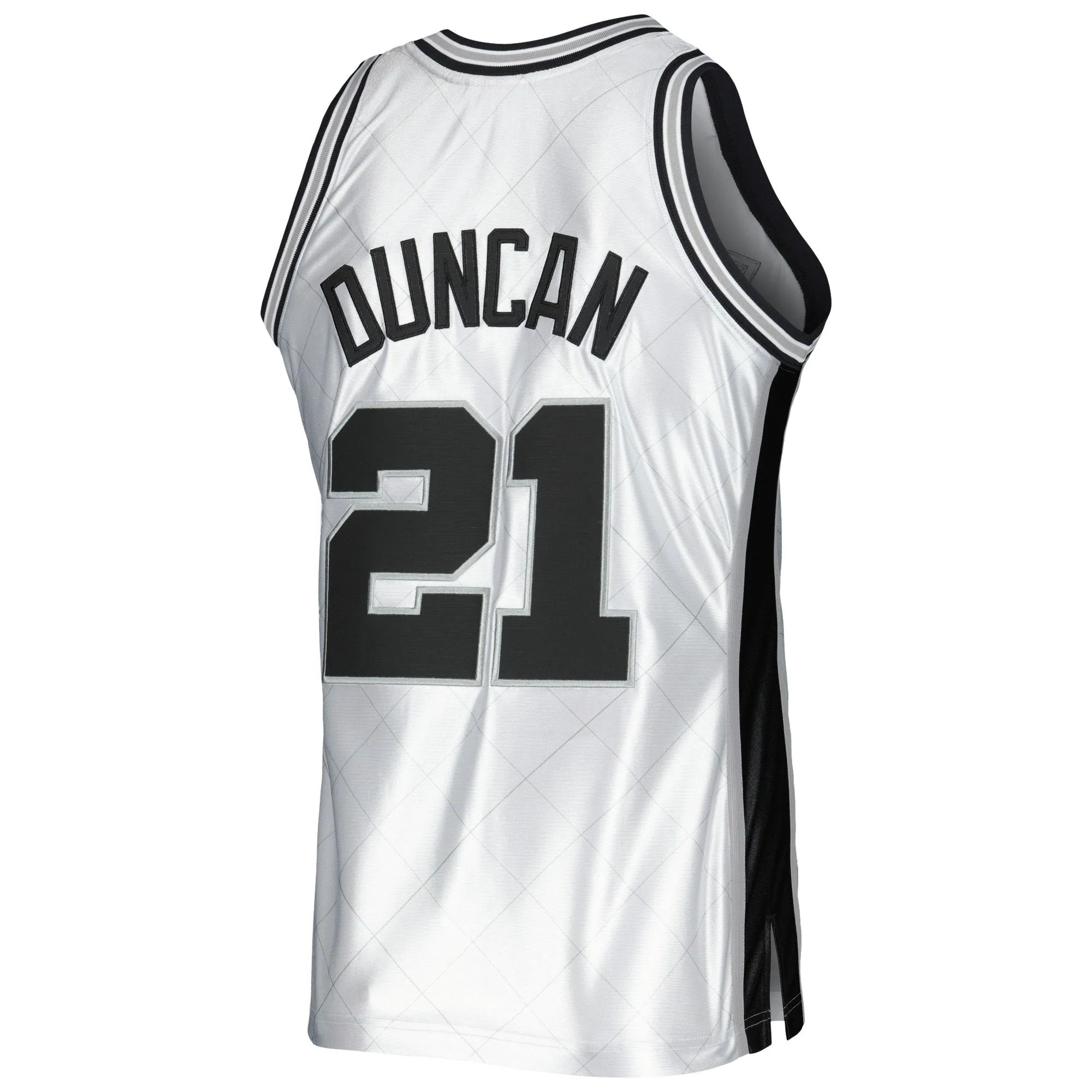 Tim Duncan San Antonio Spurs Mitchell & Ness 1998/99 Hardwood Classics 75th Anniversary Swingman Jersey - Platinum