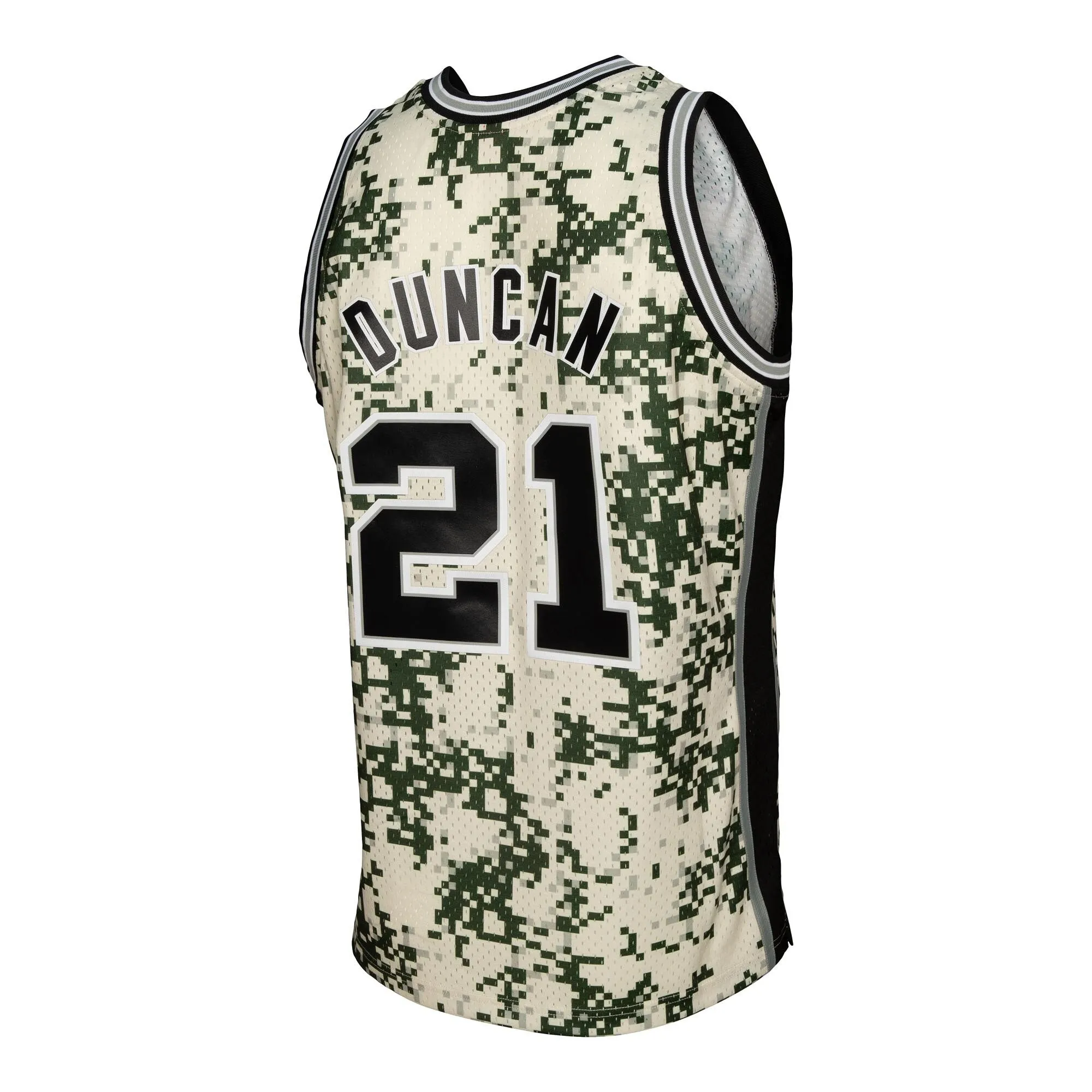 Tim Duncan San Antonio Spurs Mitchell & Ness 2013/14 Swingman Jersey - Camo