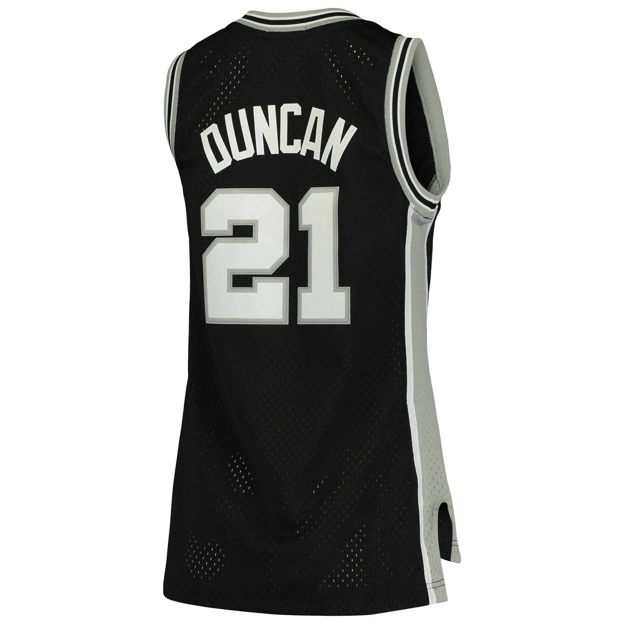 Tim Duncan San Antonio Spurs Mitchell & Ness Women's 1998/99 Hardwood Classics Swingman Jersey - Black