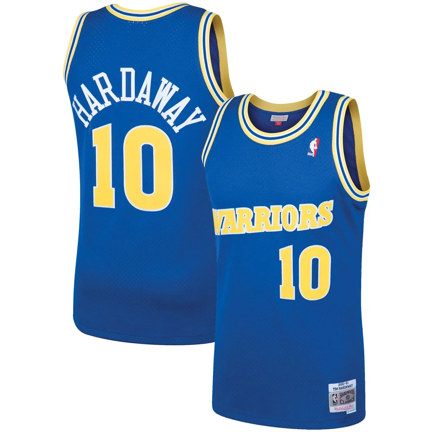 Tim Hardaway Golden State Warriors Mitchell & Ness 1990/91 Hardwood Classics Swingman Jersey - Royal