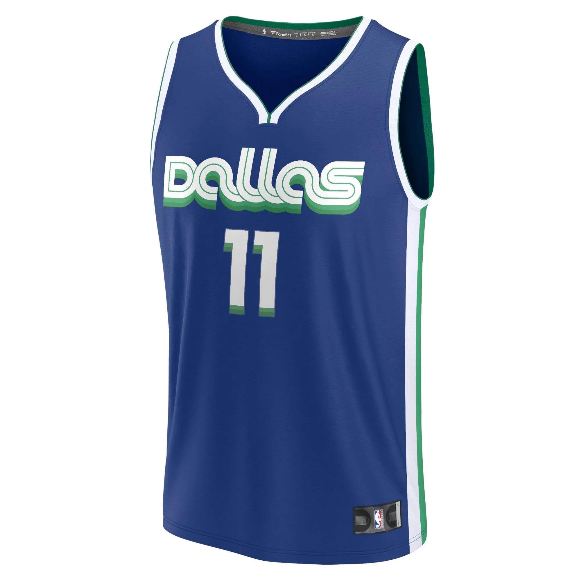 Tim Hardaway Jr. Dallas Mavericks Fanatics Branded Fastbreak Jersey - City Edition - Blue