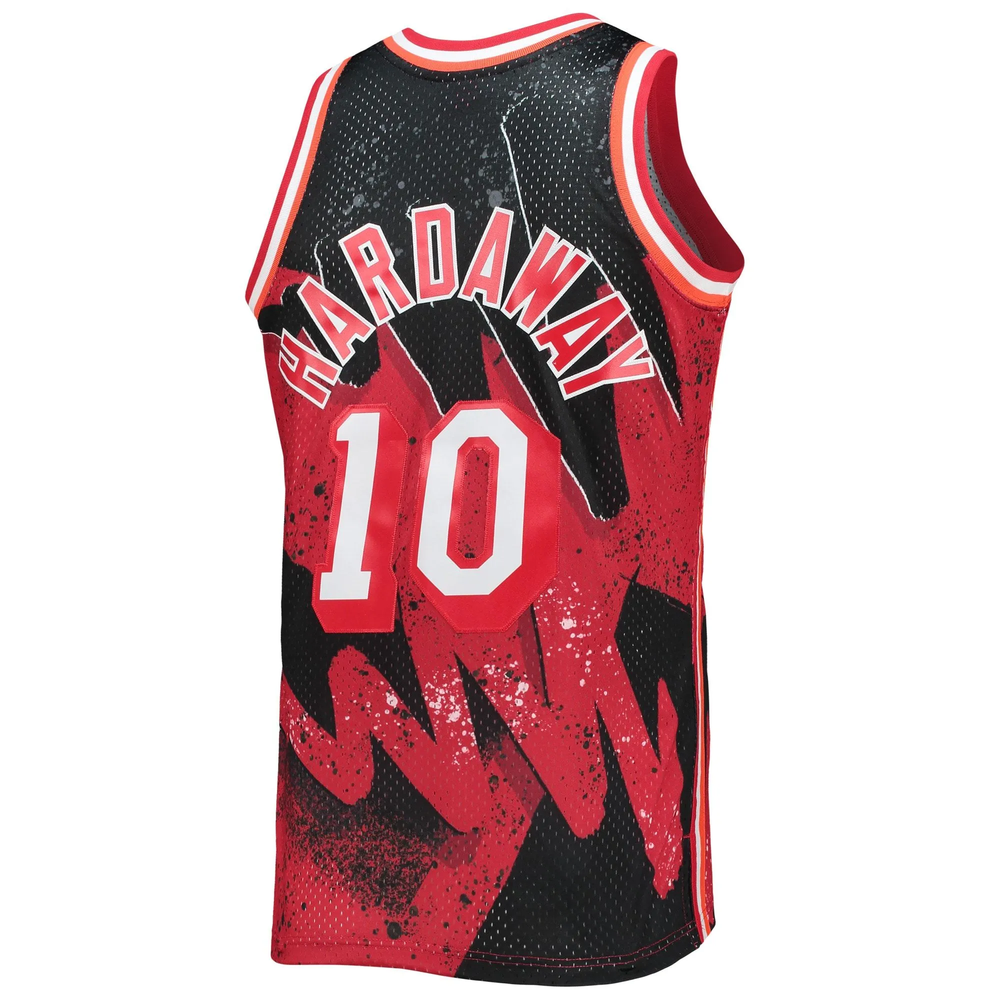 Tim Hardaway Miami Heat Mitchell & Ness Hardwood Classics 1996/97 Hyper Hoops Swingman Jersey - Scarlet