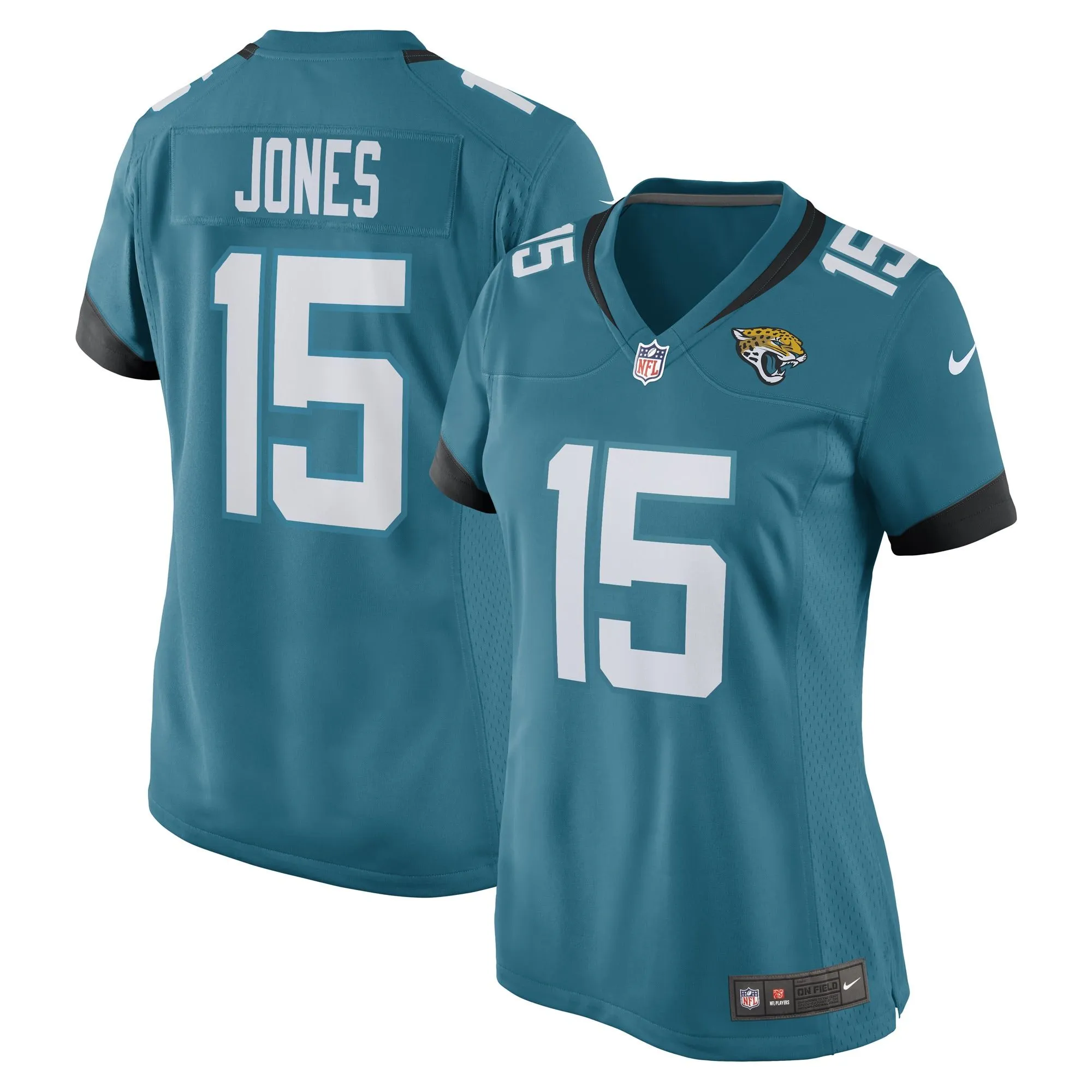 Tim Jones Jacksonville Jaguars  Women's Game Player Jersey - Teal