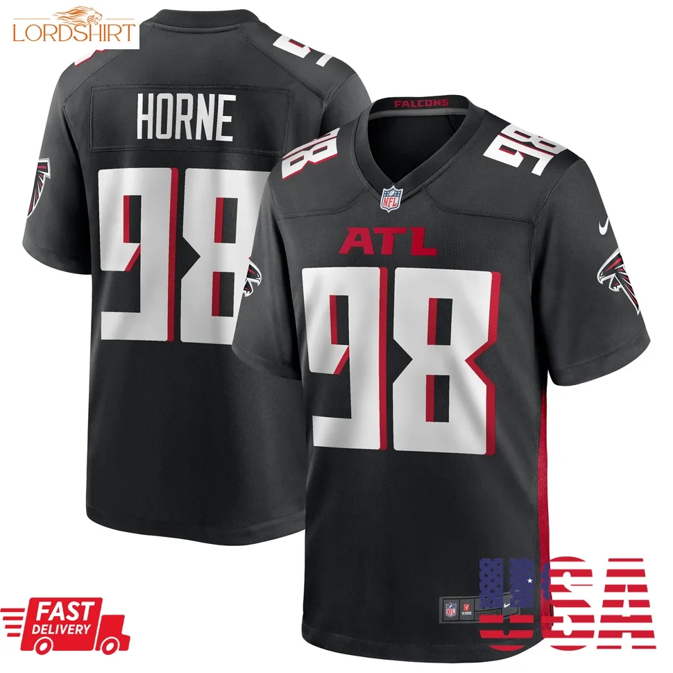 Timmy Horne Atlanta Falcons  Game Player Jersey   { Black