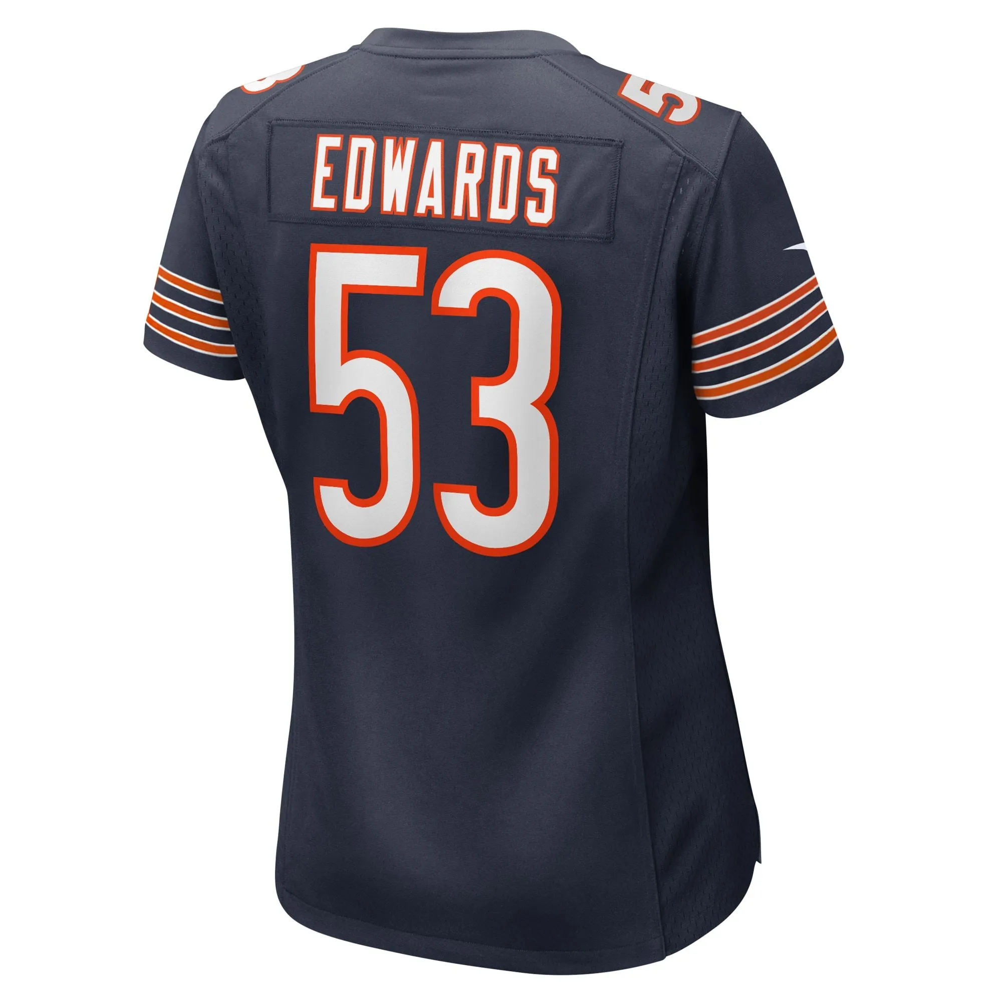 TJ Edwards Chicago Bears  Women's Game Player Jersey - Navy