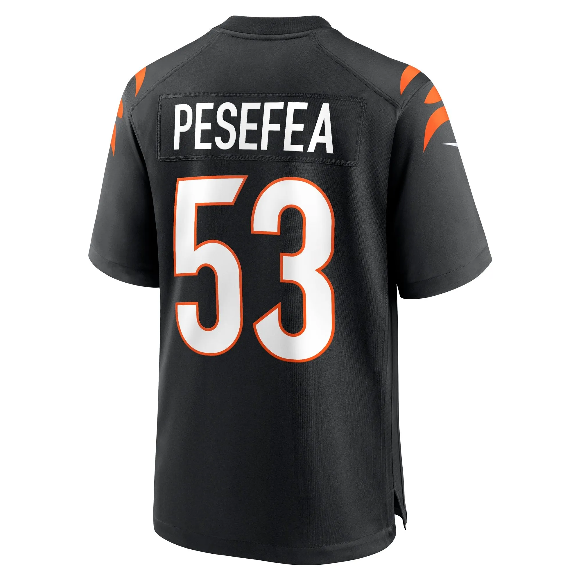 TJ Pesefea Cincinnati Bengals  Team Game Jersey -  Black