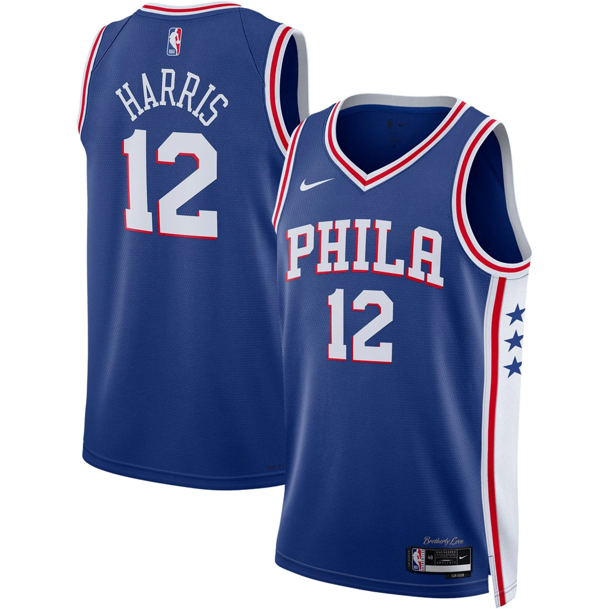 Tobias Harris Philadelphia 76ers  Unisex Swingman Jersey - Icon Edition - Royal