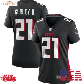 Todd Gurley Ii Atlanta Falcons  Women's Game Jersey   Black