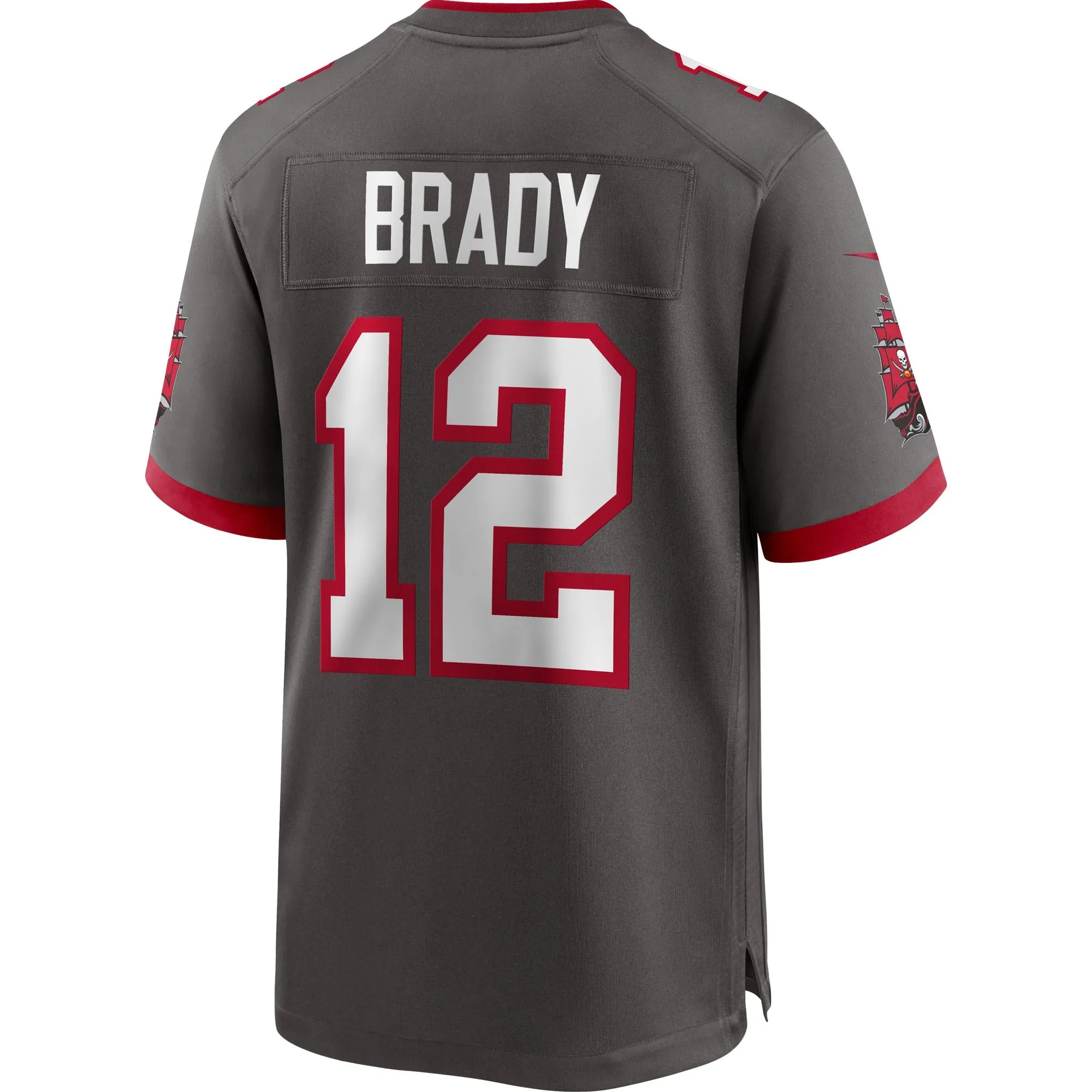 Tom Brady Tampa Bay Buccaneers  Alternate Game Jersey - Pewter