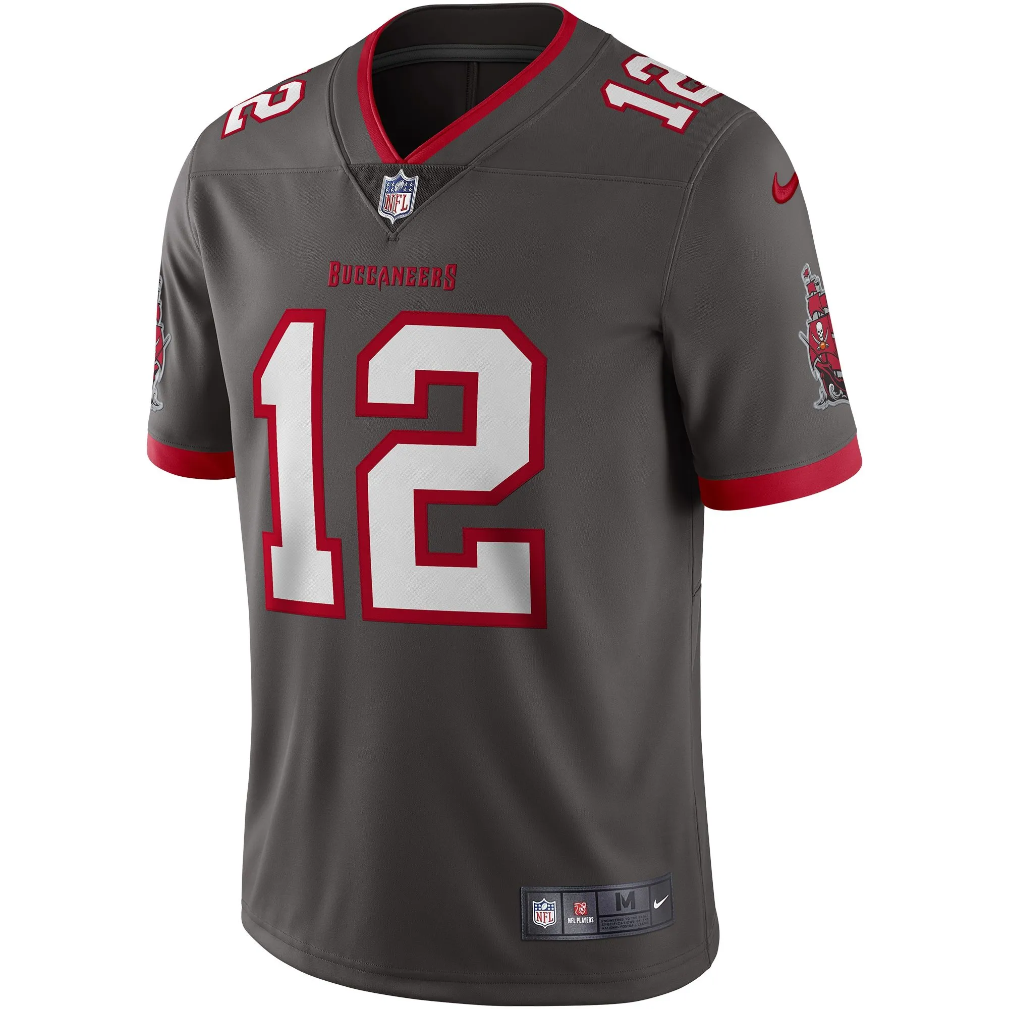 Tom Brady Tampa Bay Buccaneers  Alternate Vapor Limited Jersey - Pewter