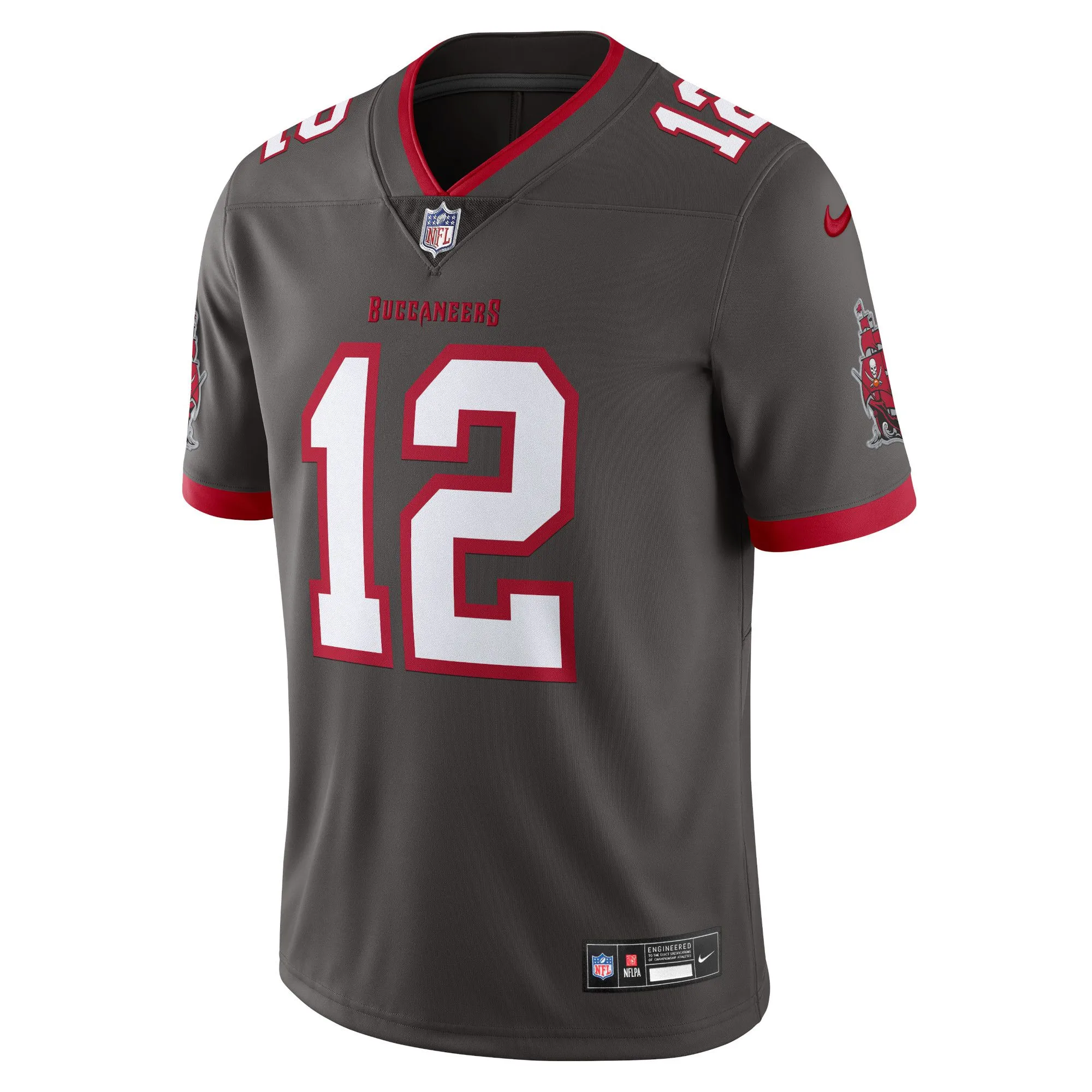 Tom Brady Tampa Bay Buccaneers  Alternate Vapor Untouchable Limited Jersey - Pewter