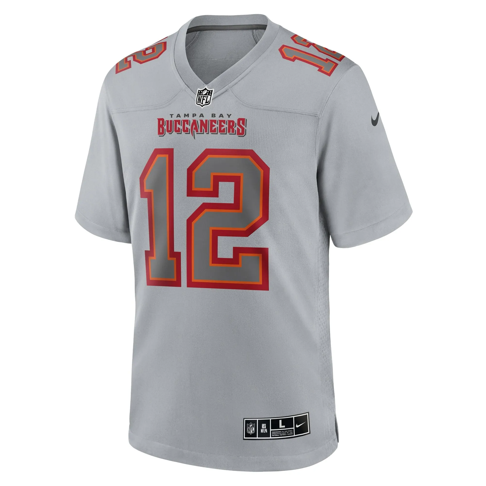 Tom Brady Tampa Bay Buccaneers  Atmosphere Fashion Game Jersey - Gray