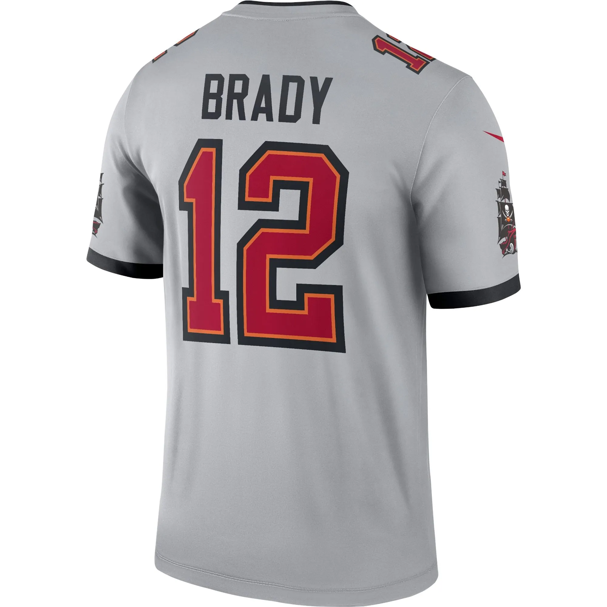 Tom Brady Tampa Bay Buccaneers  Inverted Legend Jersey - Gray