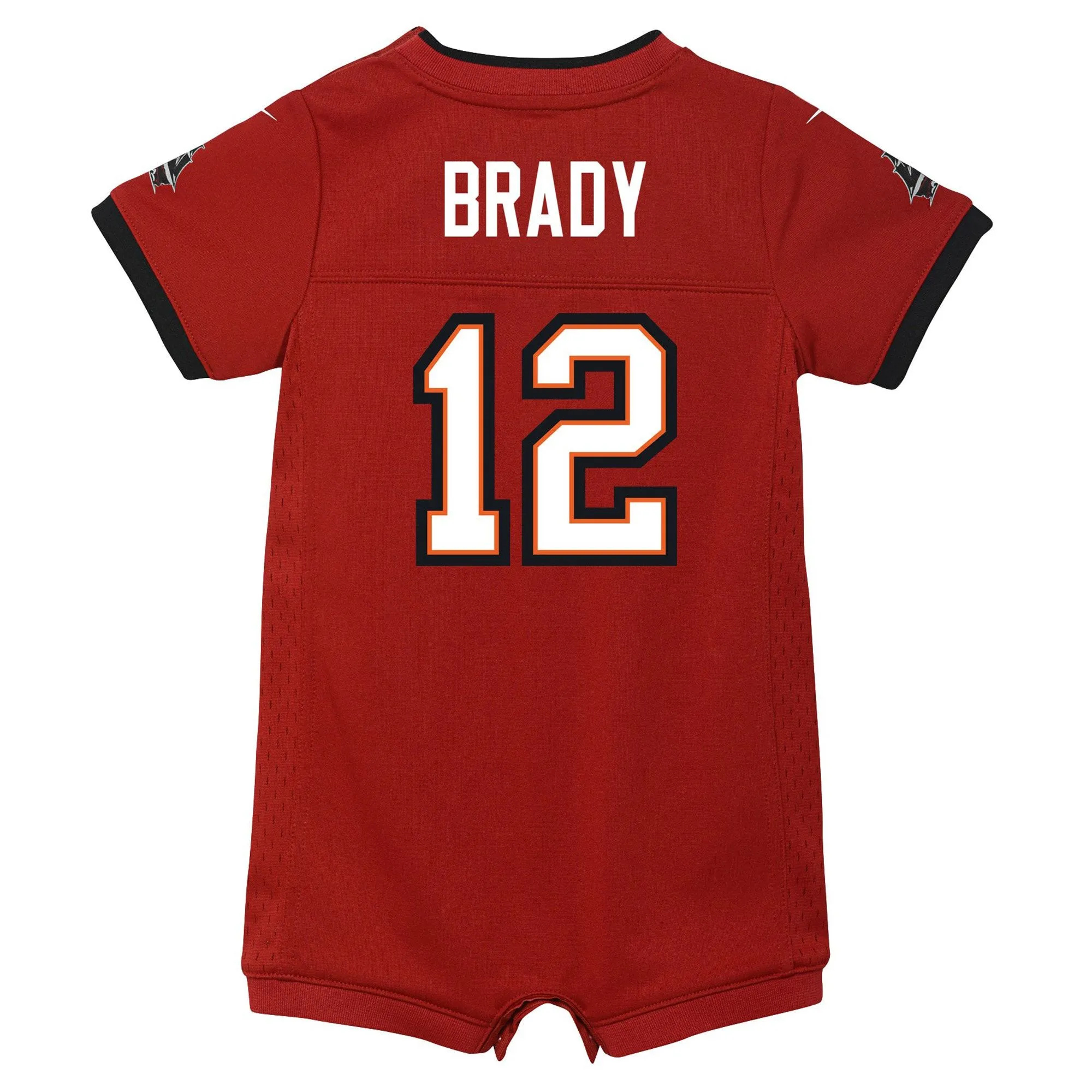 Tom Brady Tampa Bay Buccaneers  Newborn & Infant Game Romper Jersey - Red