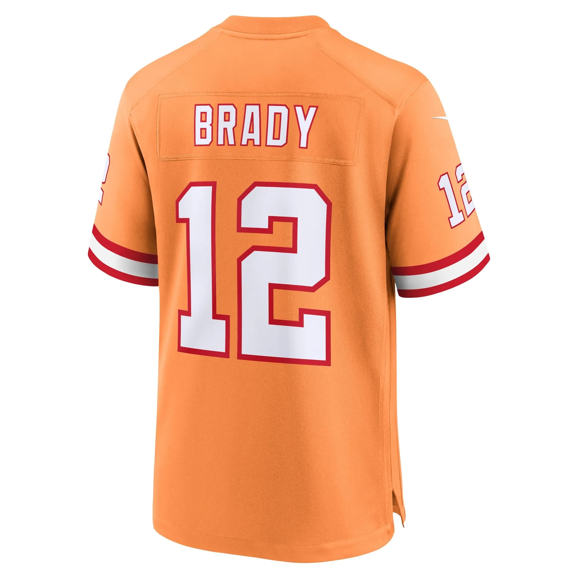 Tom Brady Tampa Bay Buccaneers  Throwback Game Jersey - Orange