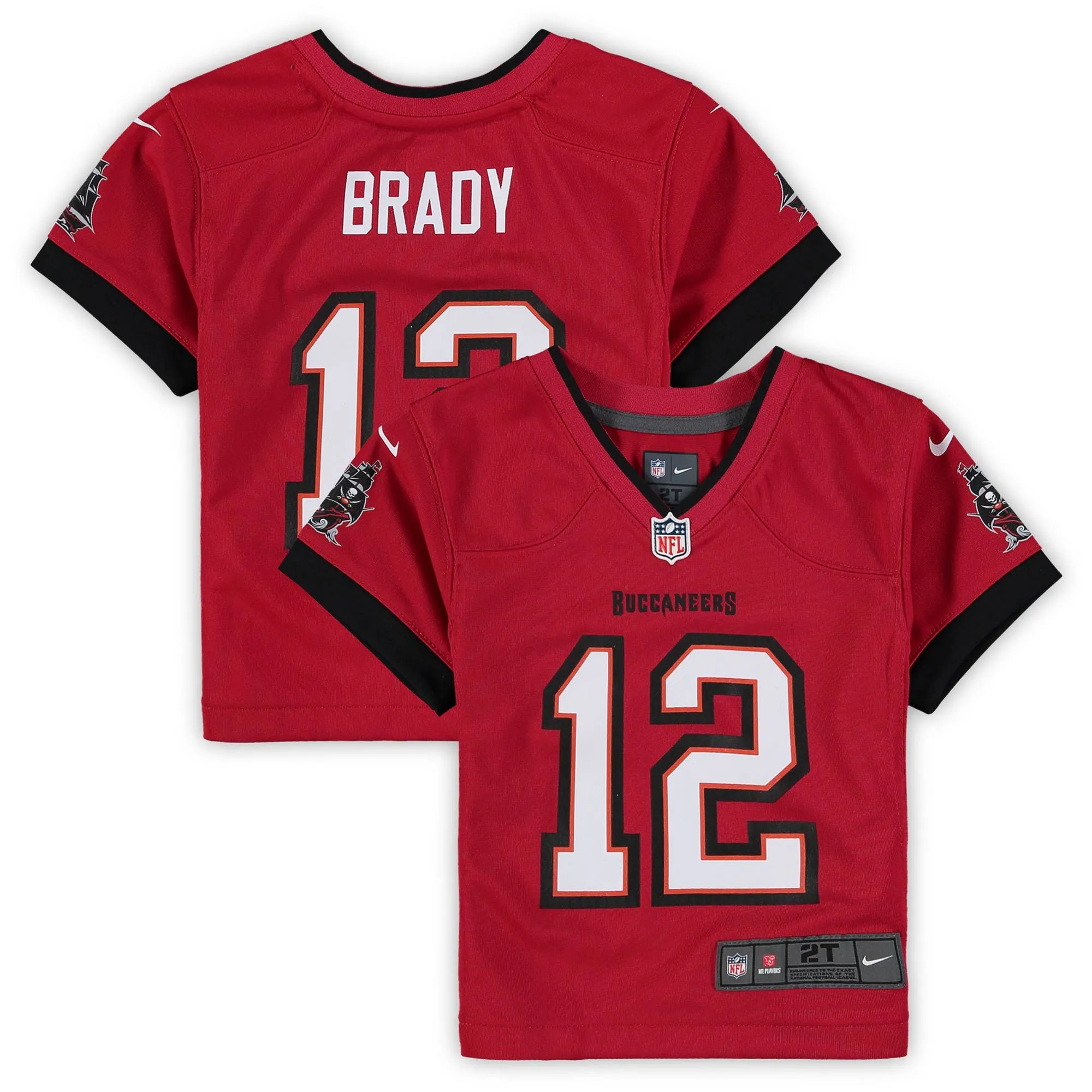 Tom Brady Tampa Bay Buccaneers  Toddler Game Jersey - Red