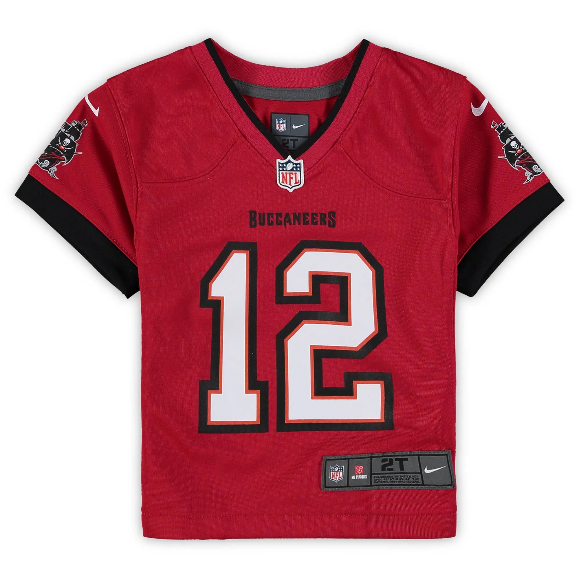 Tom Brady Tampa Bay Buccaneers  Toddler Game Jersey - Red