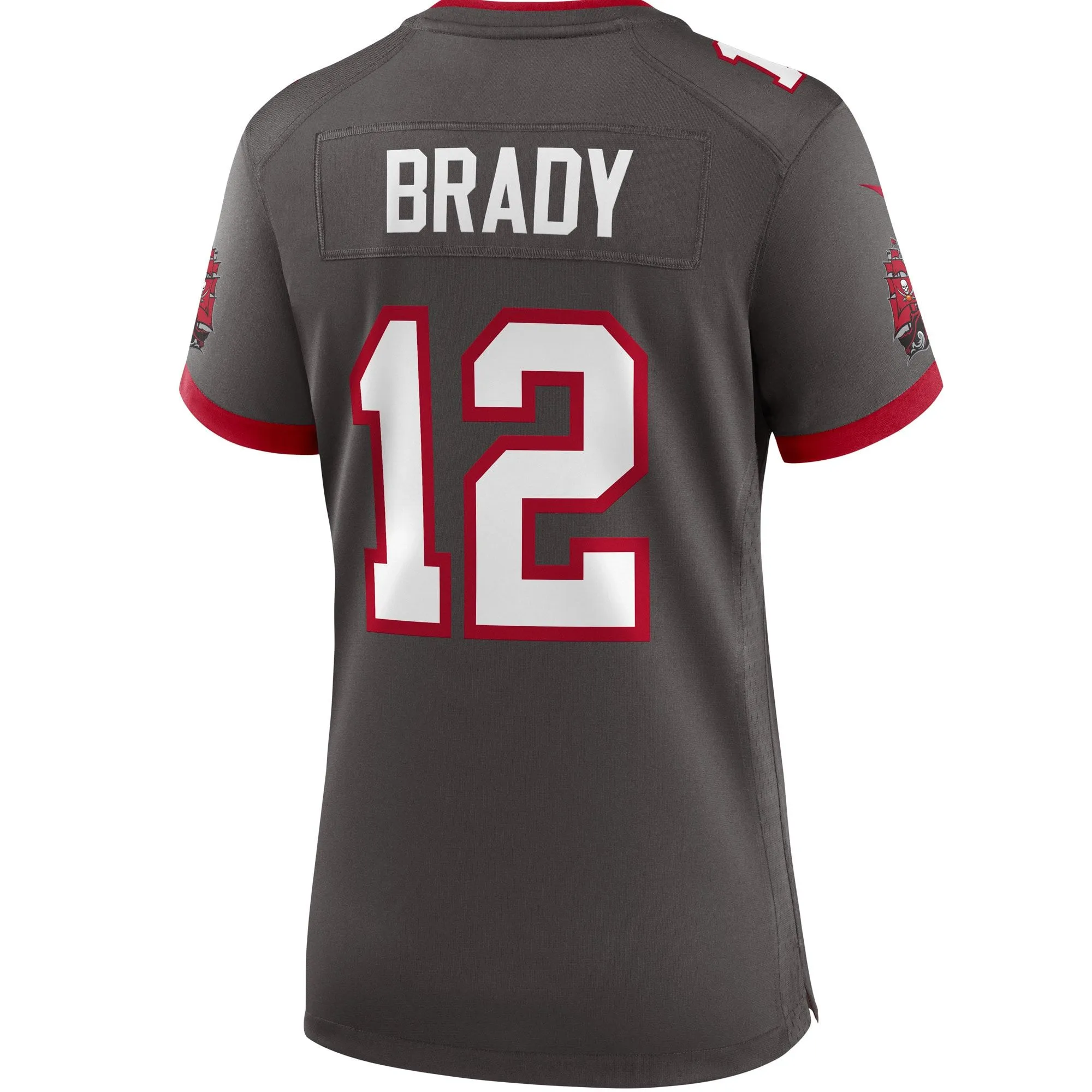 Tom Brady Tampa Bay Buccaneers  Women's Alternate Game Jersey - Pewter