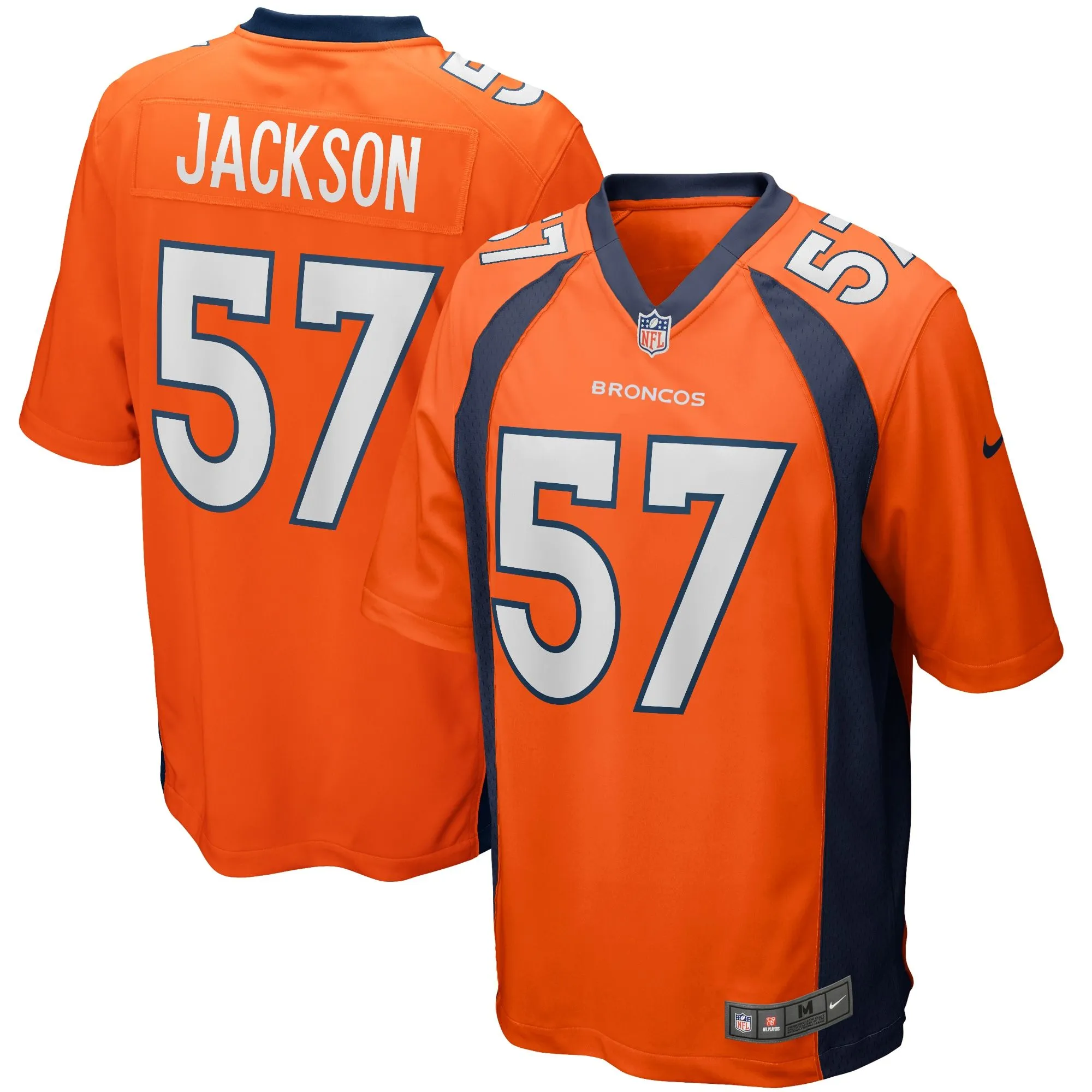 Tom Jackson Denver Broncos  Game Retired Player Jersey - Orange