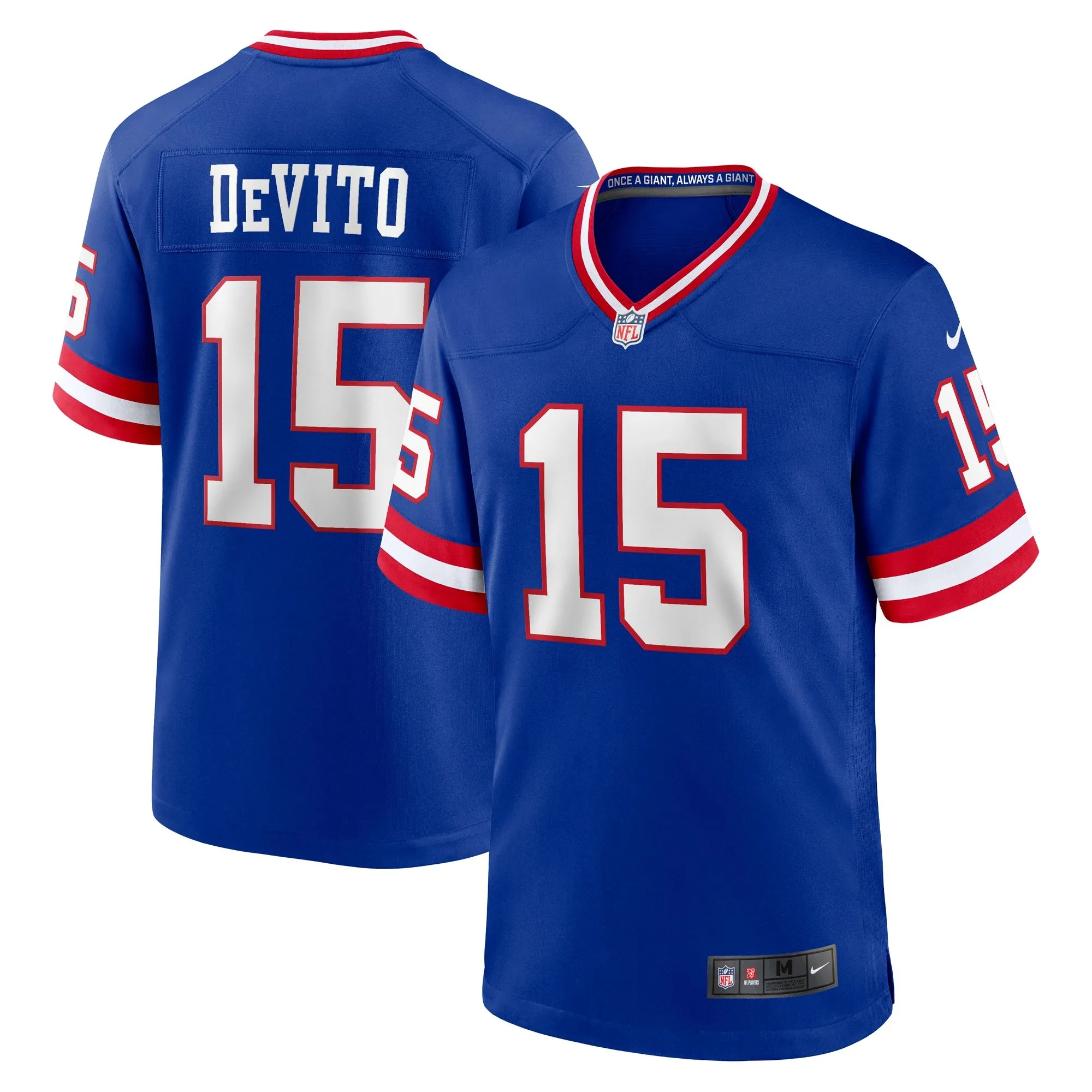 Tommy DeVito New York Giants  Alternate Player Game Jersey - Royal