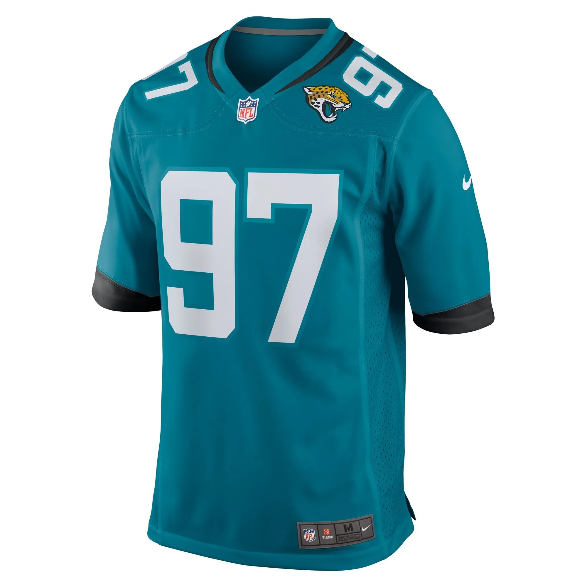 Tommy Togiai Jacksonville Jaguars  Team Game Jersey -  Teal