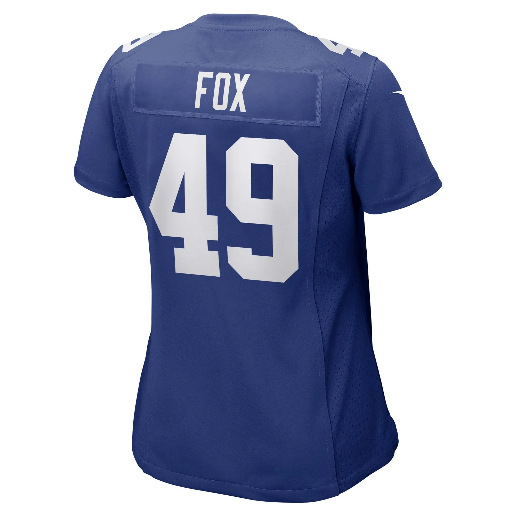 Tomon Fox New York Giants  Women's Game Player Jersey - Royal