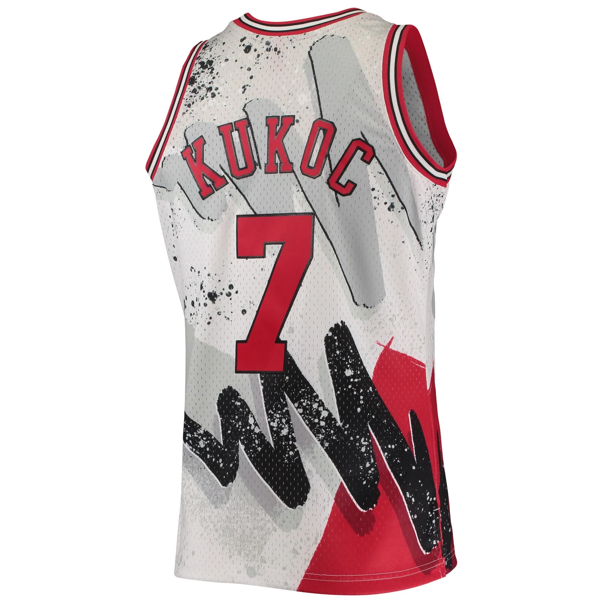 Toni Kukoc Chicago Bulls Mitchell & Ness Hardwood Classics 1995/96 Hyper Hoops Swingman Jersey - White