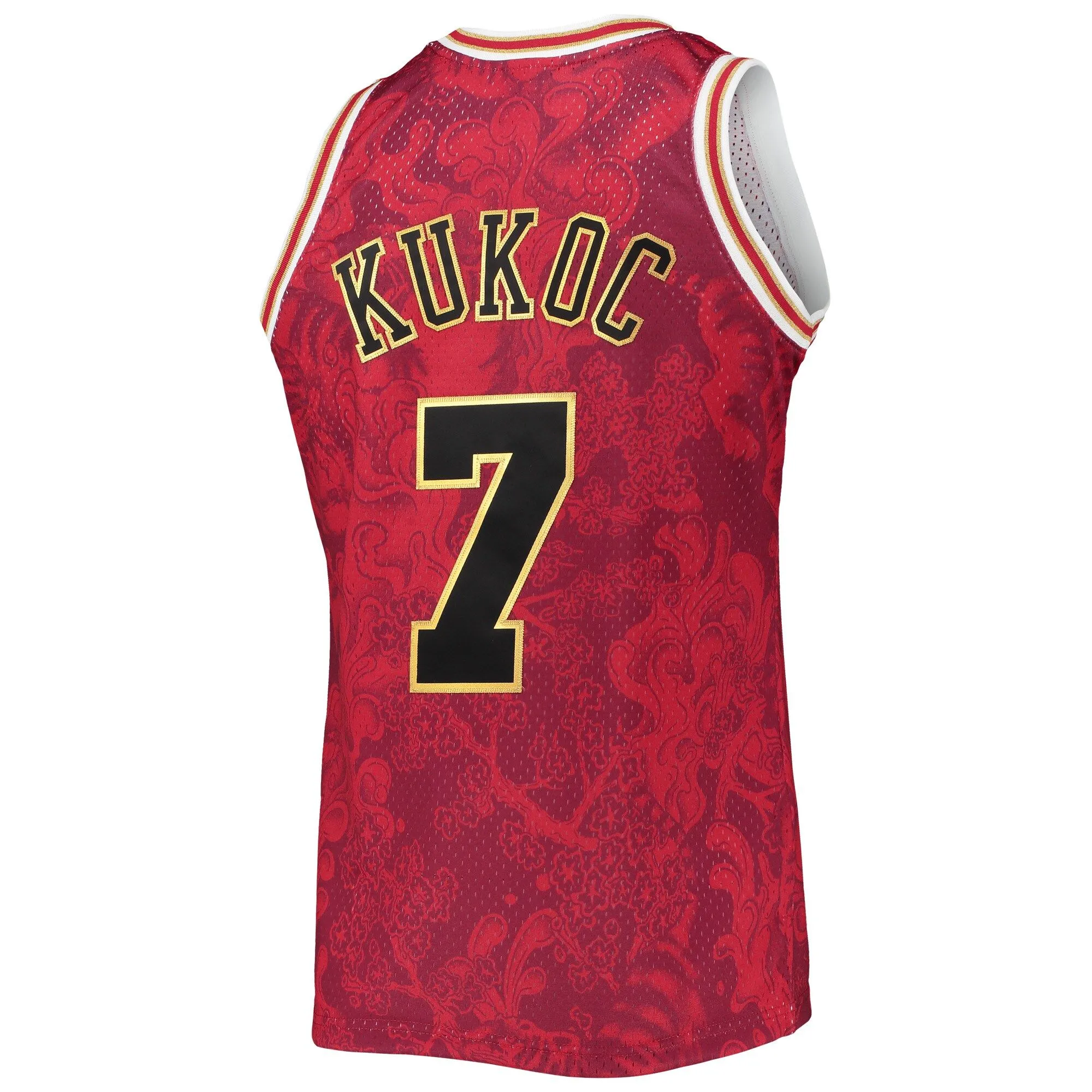 Toni Kukoc Chicago Bulls Mitchell & Ness Hardwood Classics 1997/98 Lunar New Year Swingman Jersey - Red