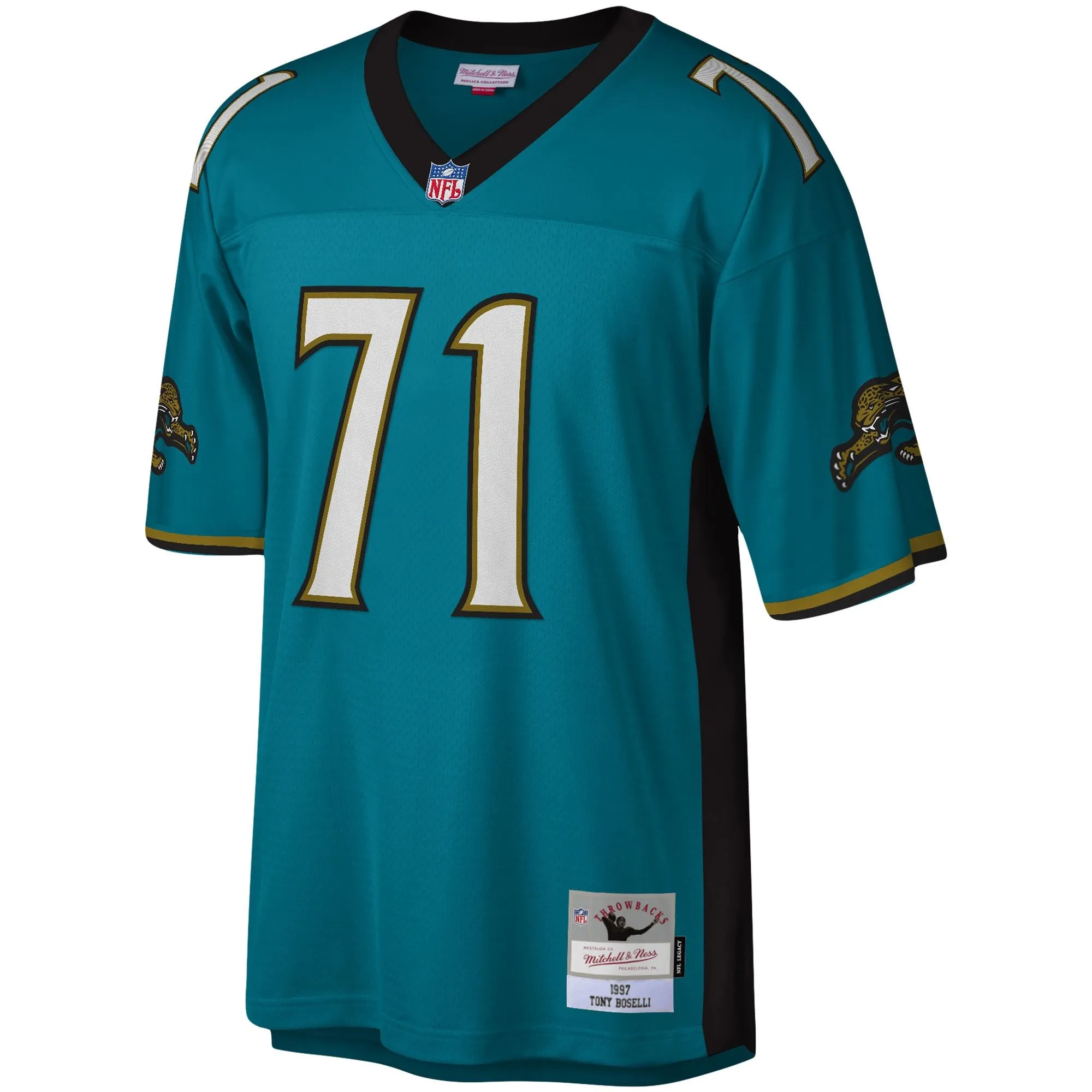 Tony Boselli Jacksonville Jaguars Mitchell & Ness Legacy Replica Jersey - Teal