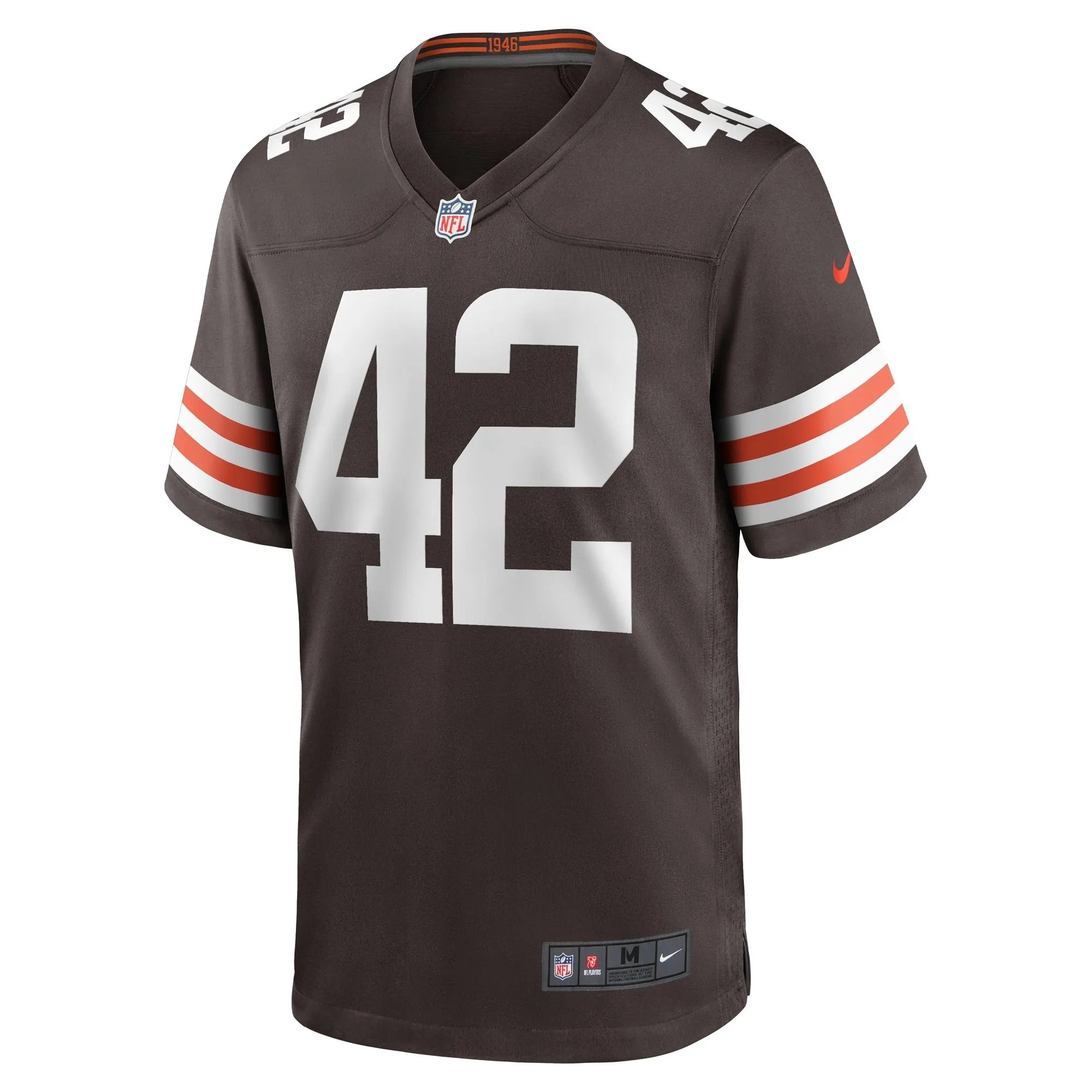 Tony Fields II Cleveland Browns  Team Game Jersey -  Brown