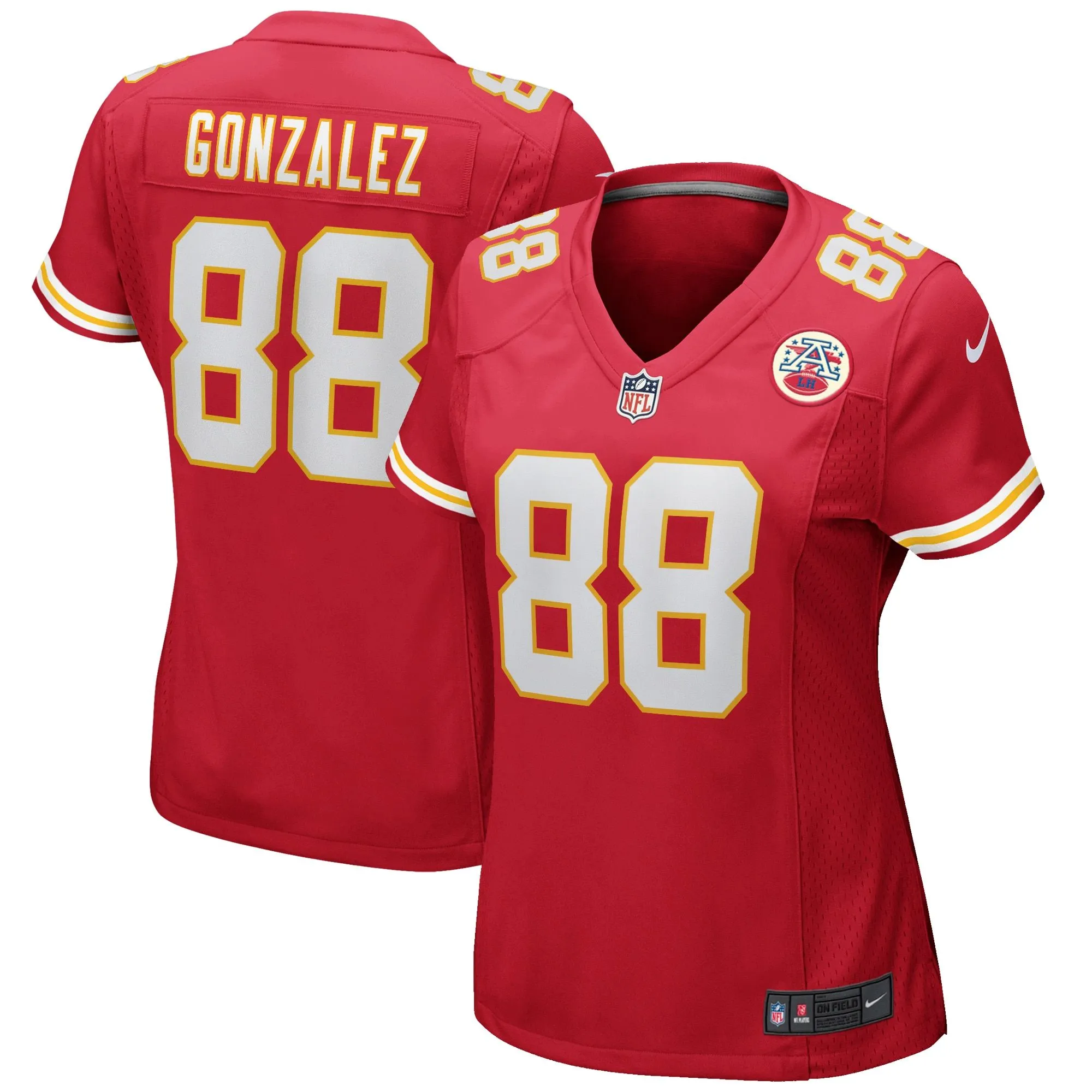 Tony Gonzalez Kansas City Chiefs  Women's Game Retired Player Jersey - Red