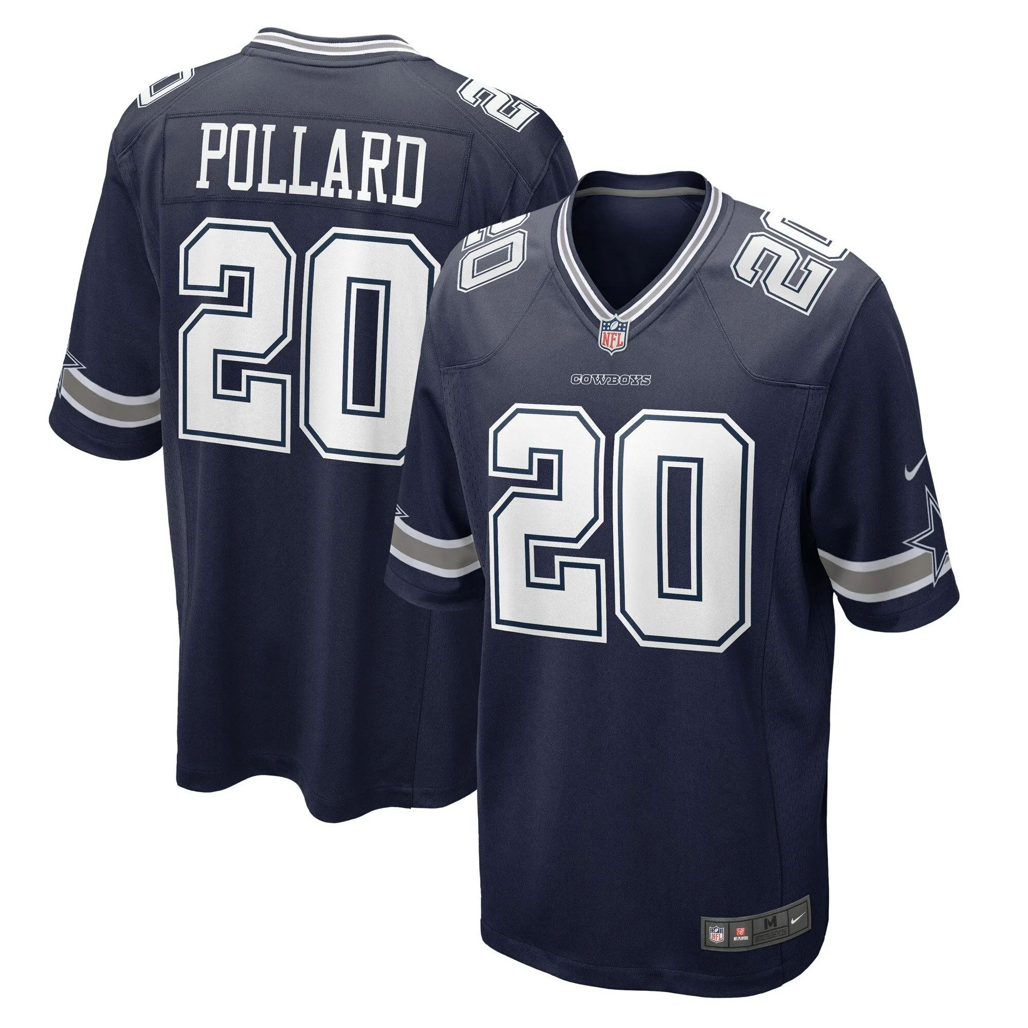 Tony Pollard Dallas Cowboys  Game Player Jersey - Navy