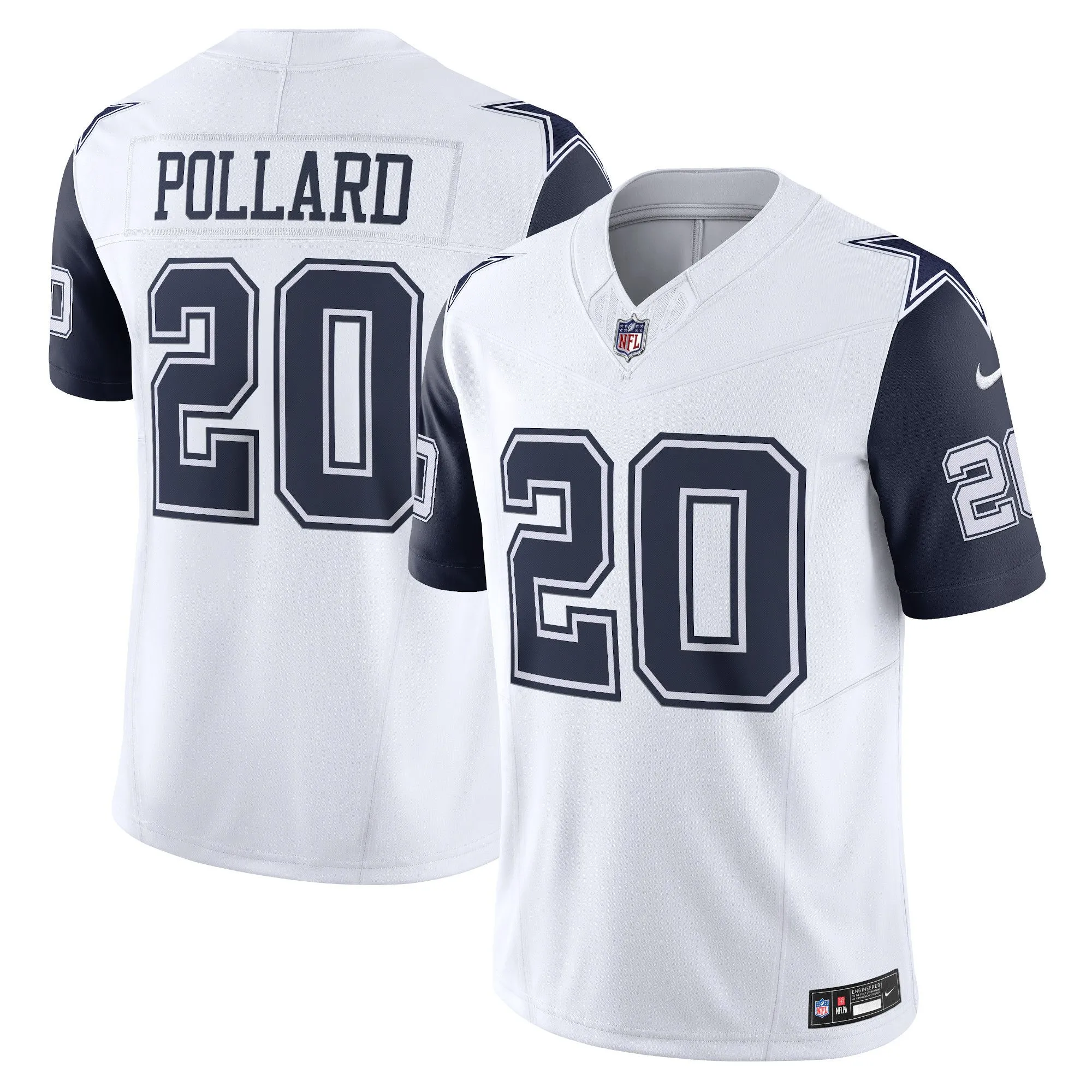 Tony Pollard Dallas Cowboys  Vapor F.U.S.E. Limited Jersey - White