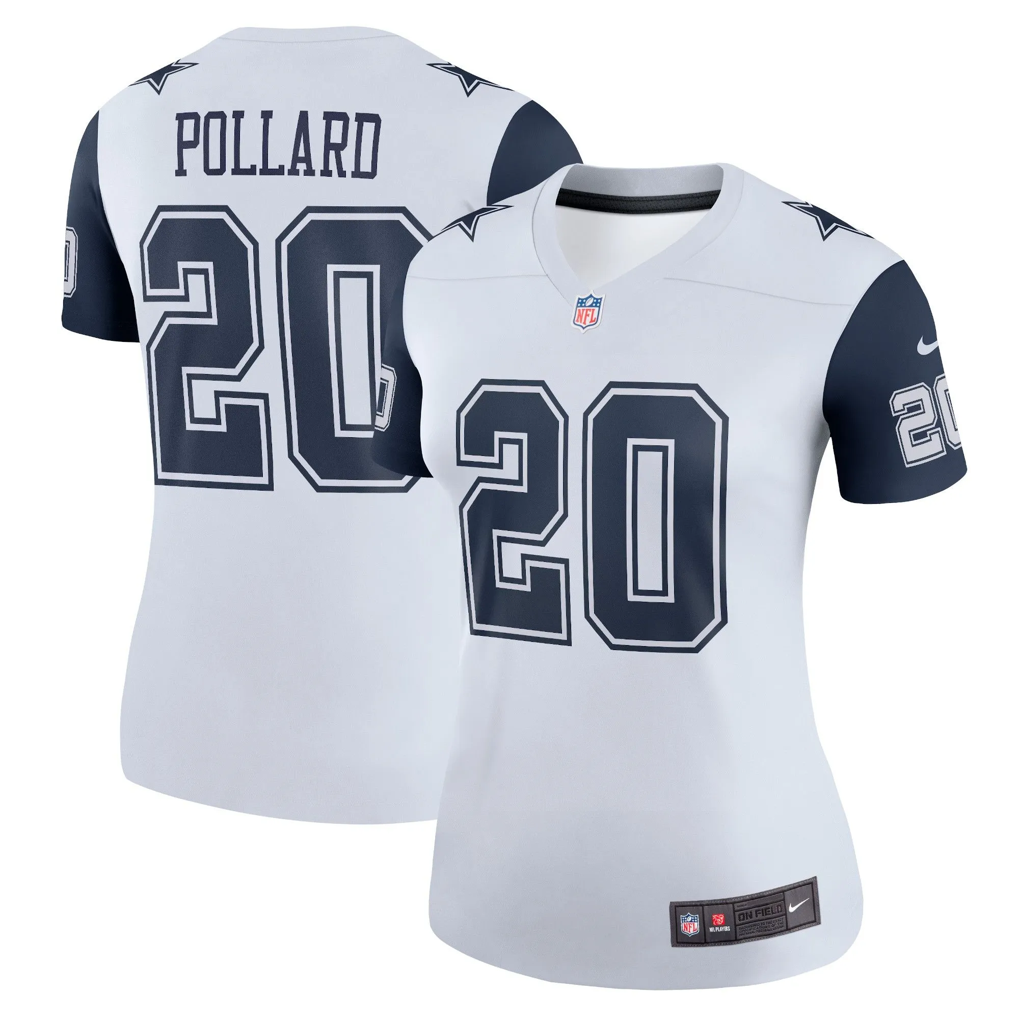 Tony Pollard Dallas Cowboys  Women's Alternate Legend Jersey - White