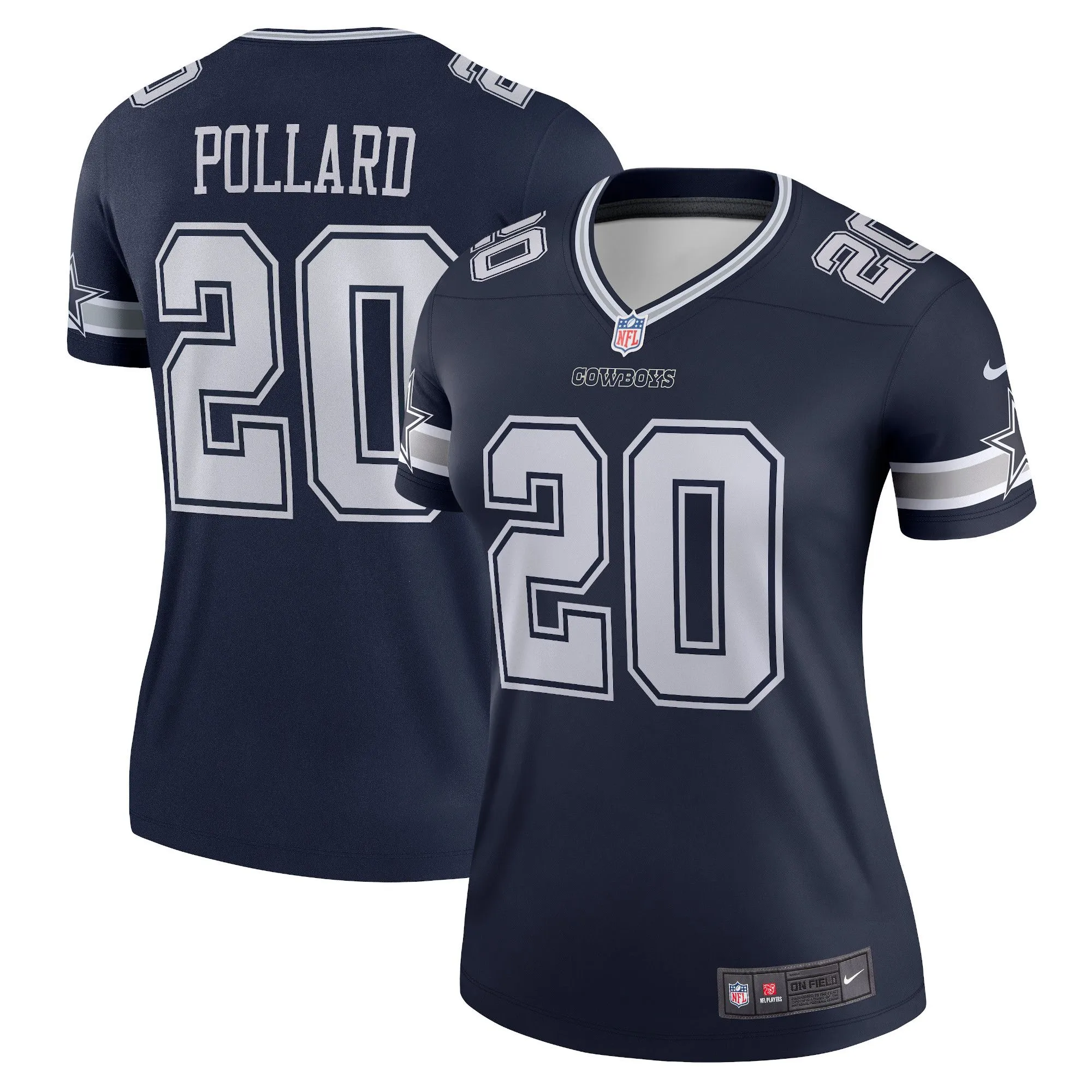 Tony Pollard Dallas Cowboys  Women's  Legend Jersey - Navy