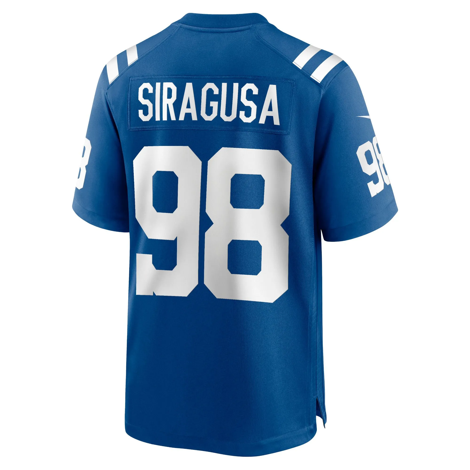 Tony Siragusa Indianapolis Colts  Game Retired Player Jersey - Royal