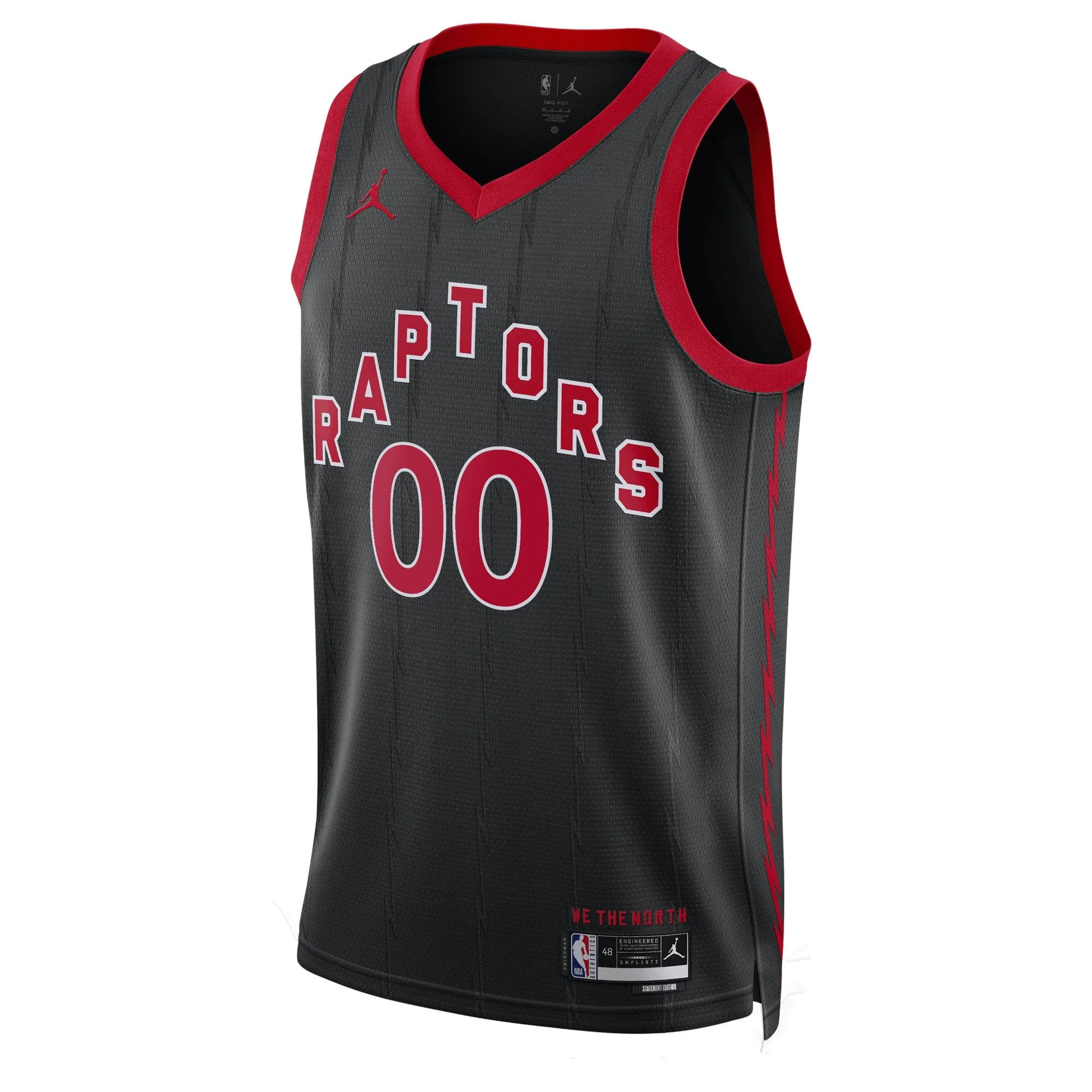 Toronto Raptors Jordan Brand Unisex 2022/23 Swingman Custom Jersey - Statement Edition - Black