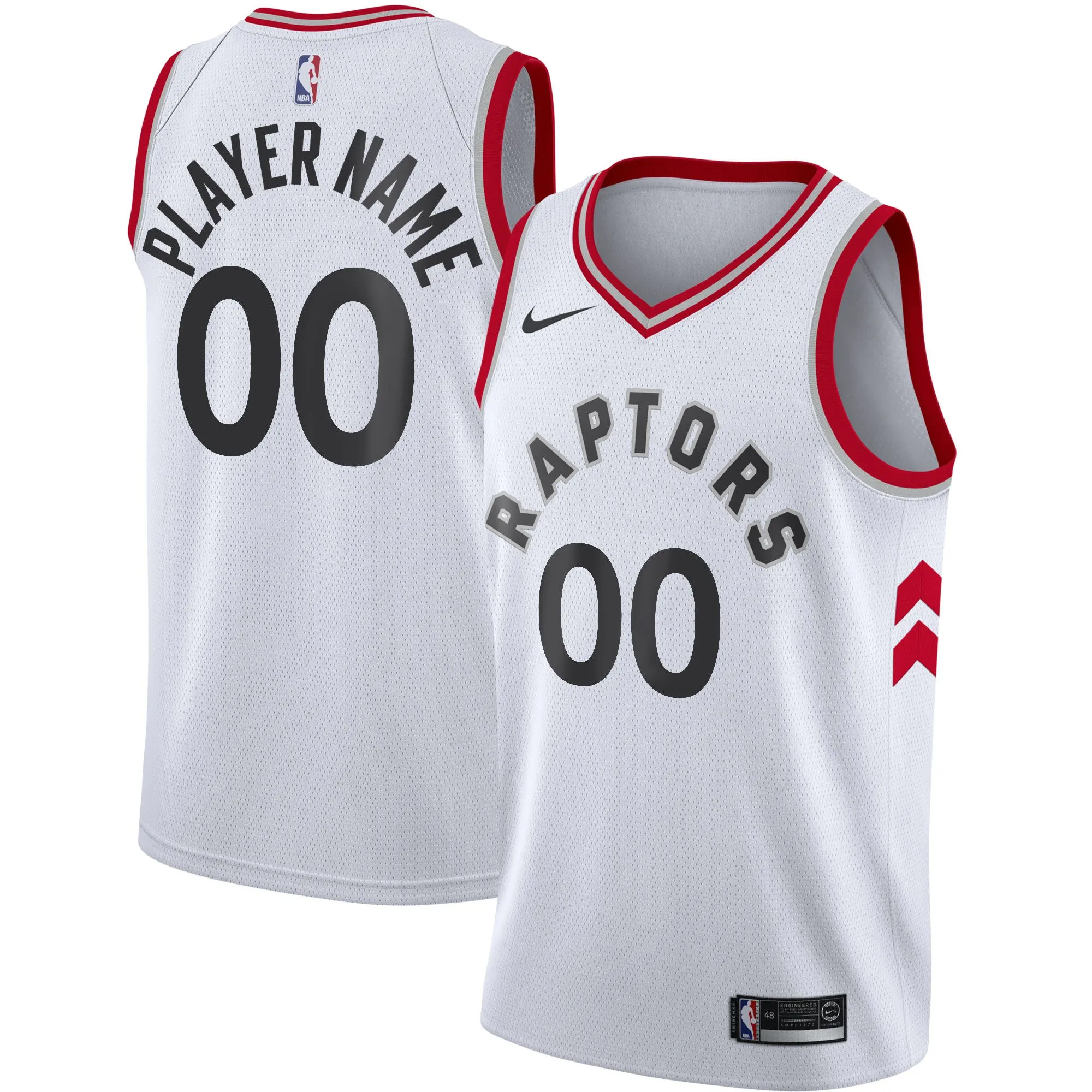 Toronto Raptors  2020/21 Swingman Custom Jersey - Association Edition - White